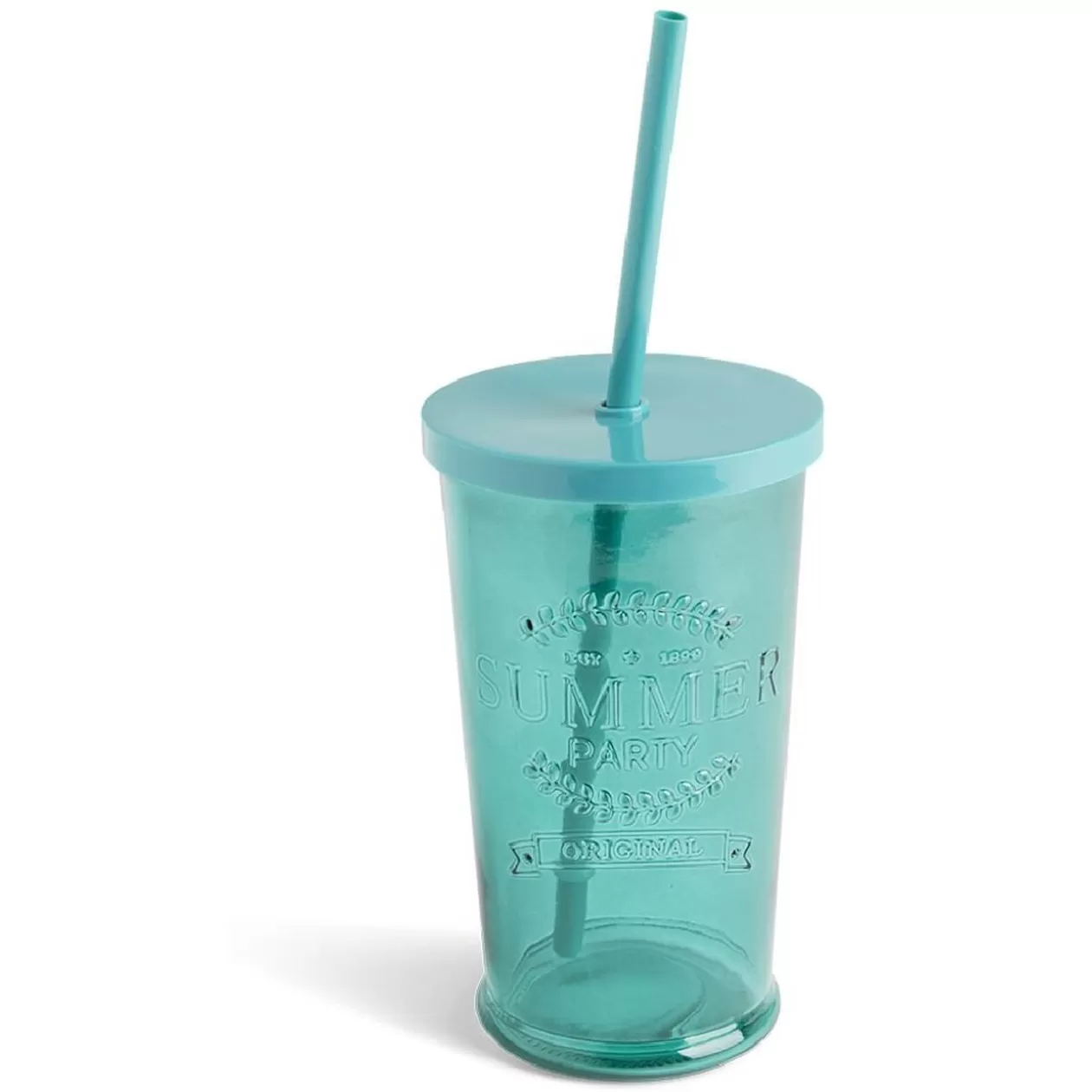 Gifi Gobelet 490ml en verre avec couvercle plastique - 3 coloris< Vaisselle Et Accessoires De Table