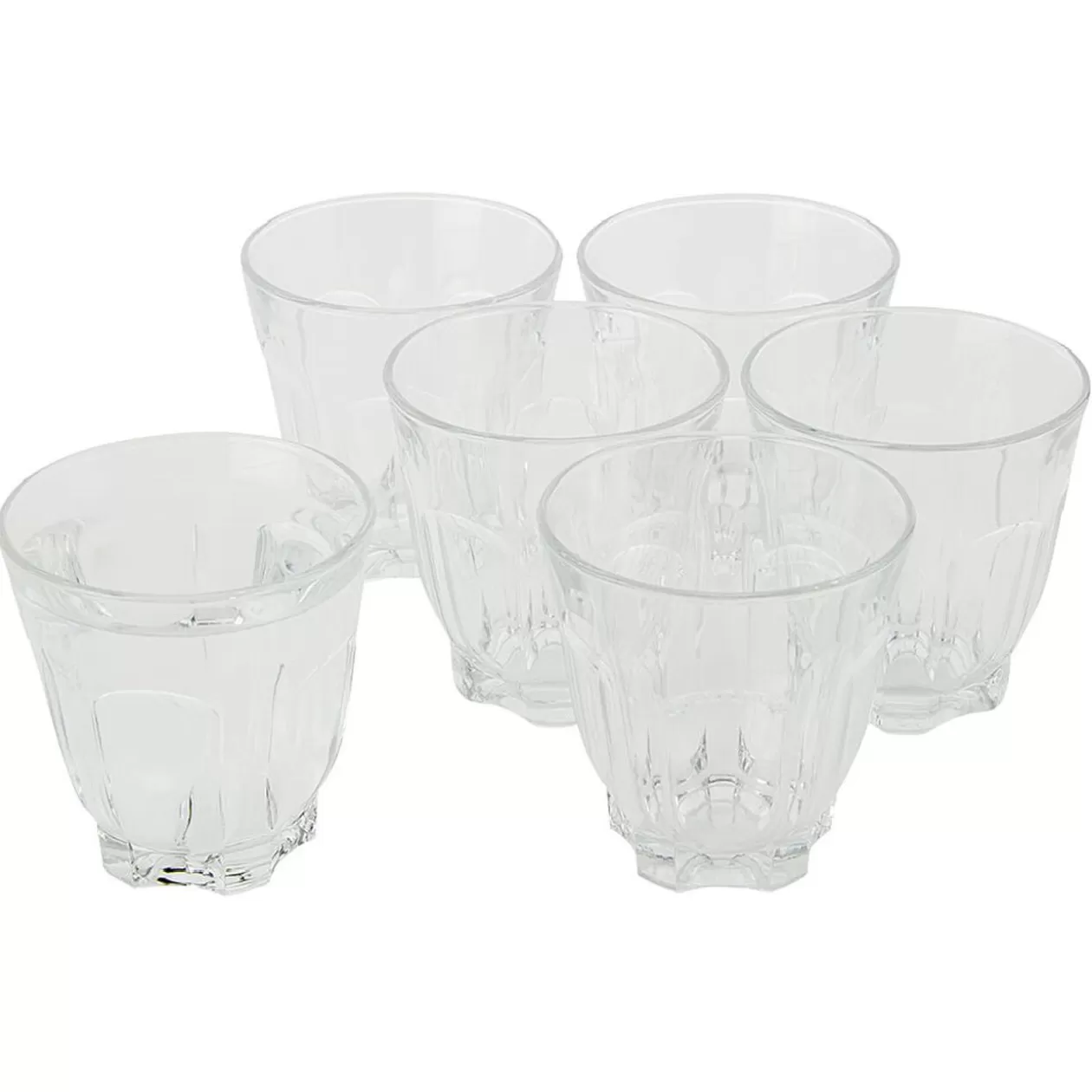 Gobelet embossé en verre 24 cl x6>Gifi Hot