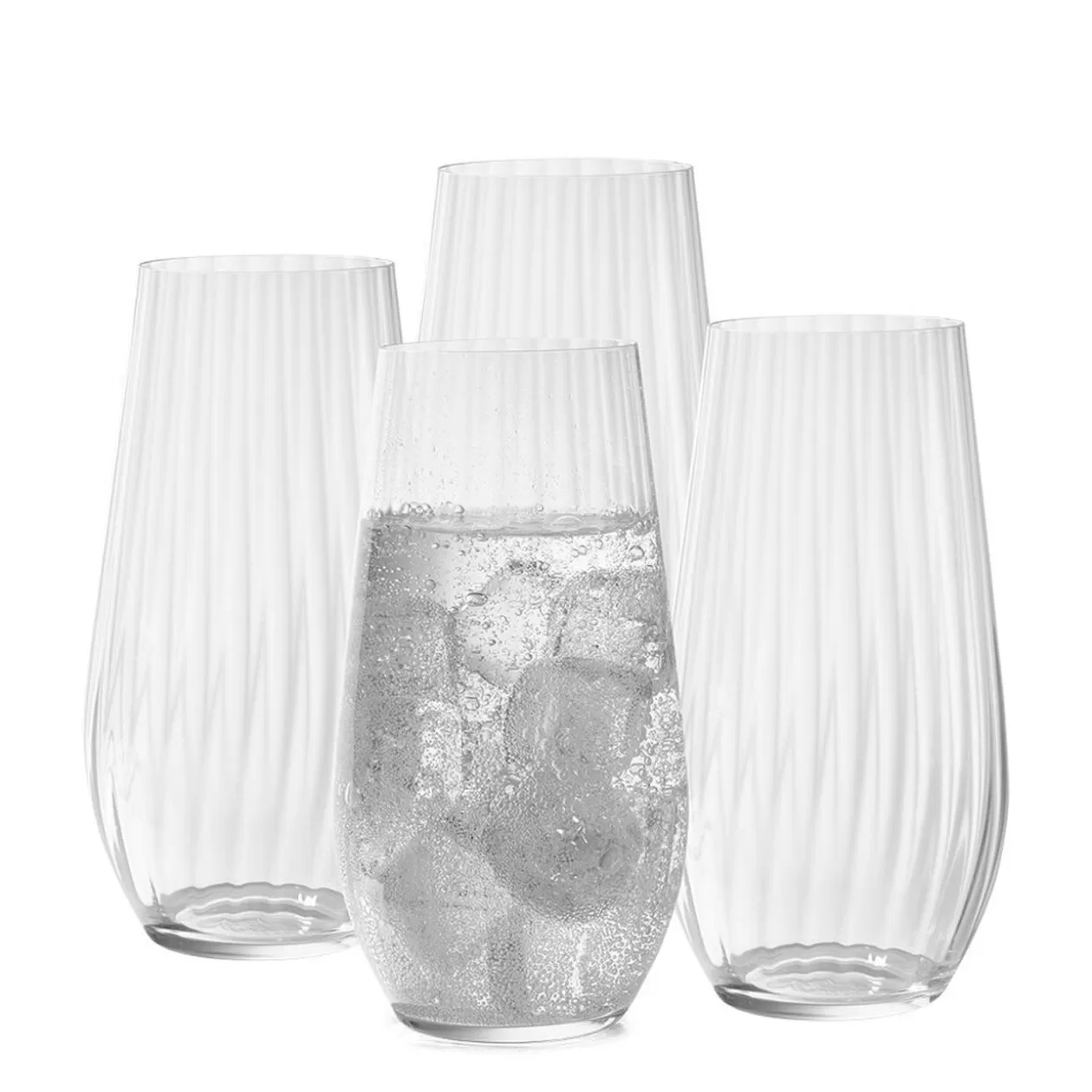 Gobelet en verre 38cl x4>Gifi Sale