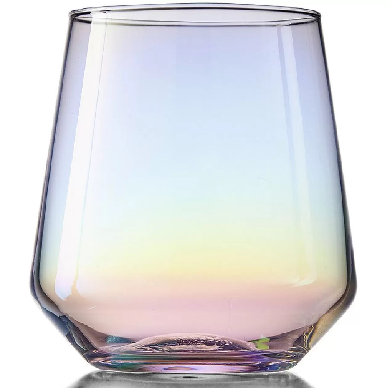 Gobelet iridescent en verre 49 cl x4>Gifi Flash Sale