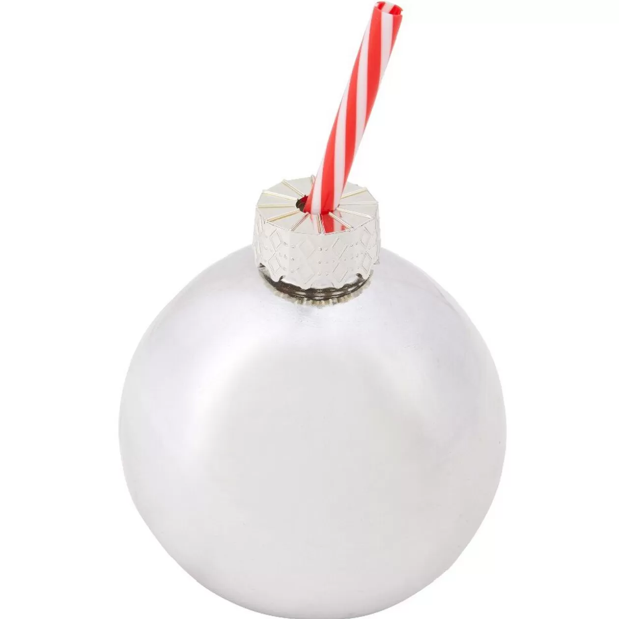 Gobelet paille boule de noël, 3 coloris>Gifi Hot