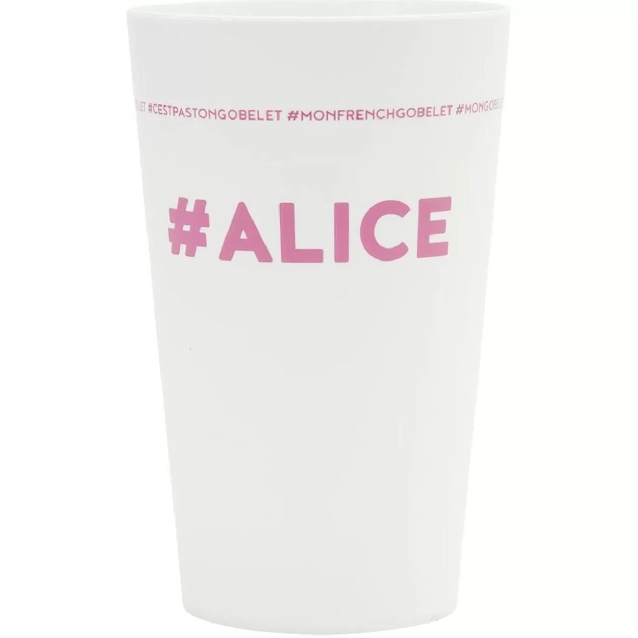 Gobelet plastique prénom #ALICE 33cl>Gifi New