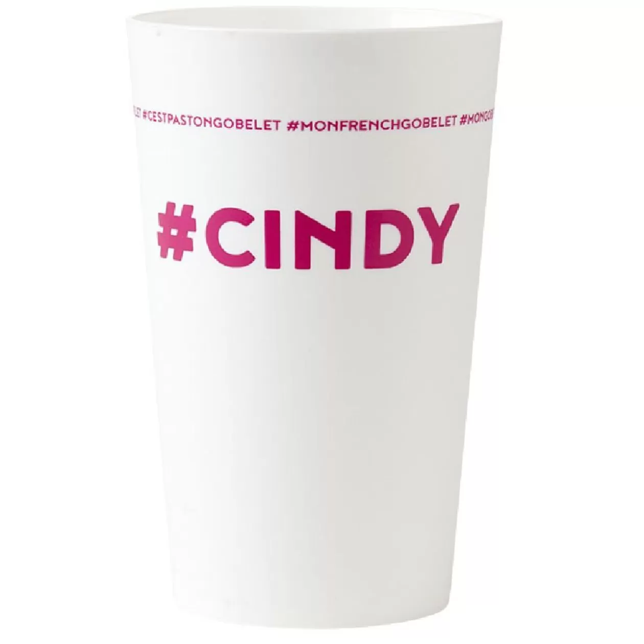 Gobelet plastique prénom #CINDY 33 cl>Gifi Fashion