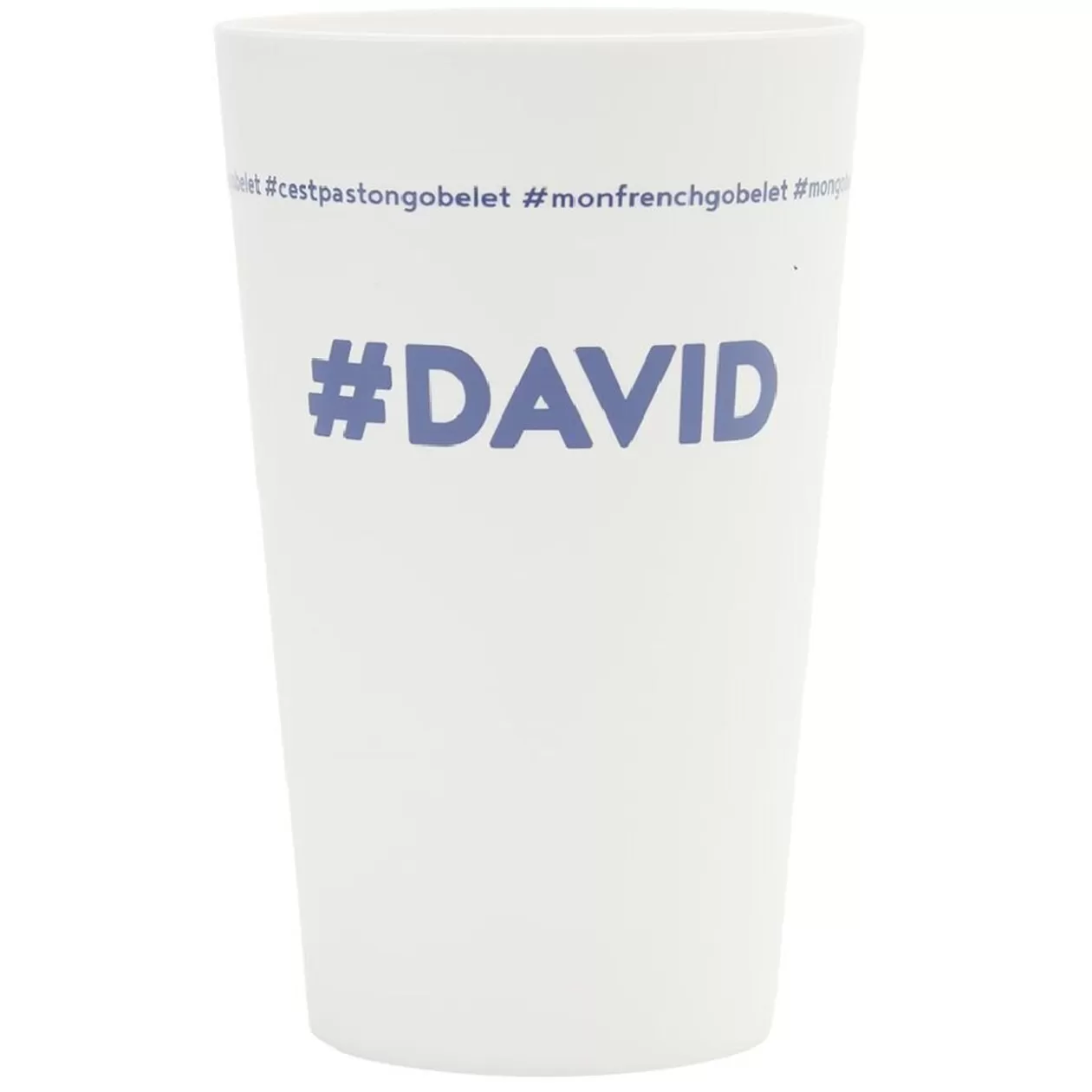Gobelet plastique prénom #DAVID 33cl>Gifi Shop
