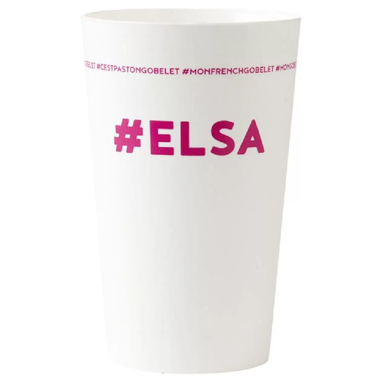Gobelet plastique prénom #ELSA 33 cl>Gifi Best Sale