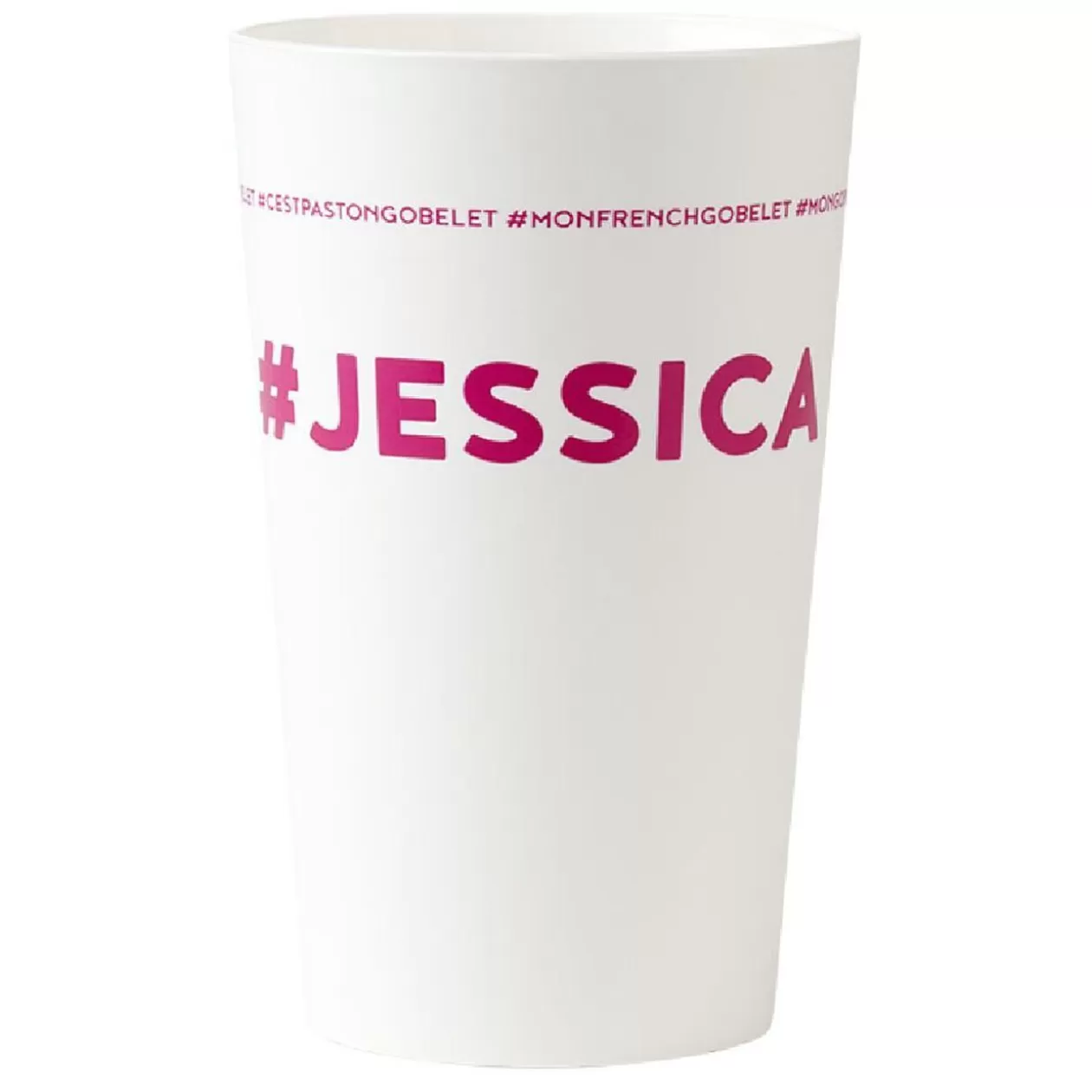 Gobelet plastique prénom #JESSICA 33 cl>Gifi Best