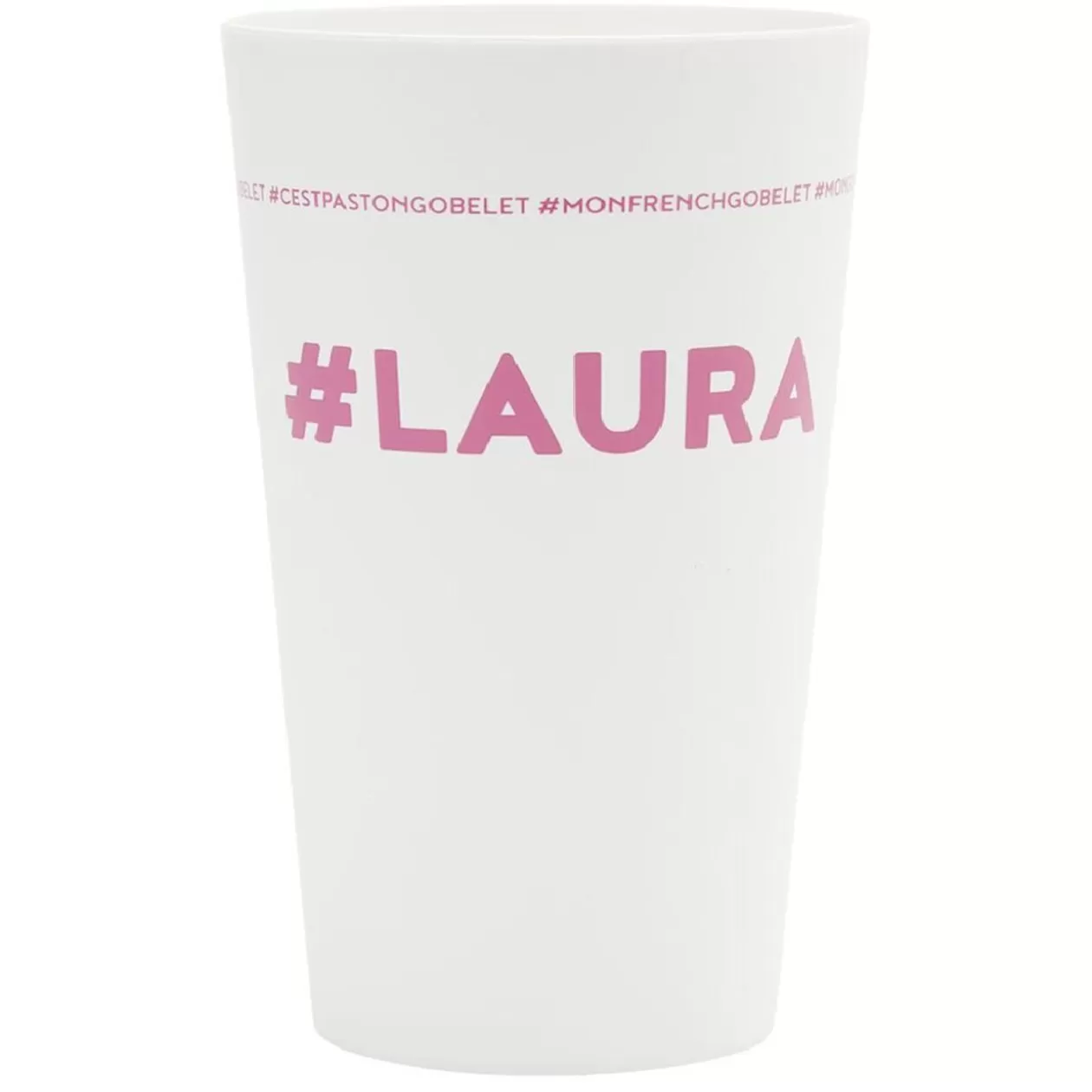 Gobelet plastique prénom #LAURA 33cl>Gifi Fashion