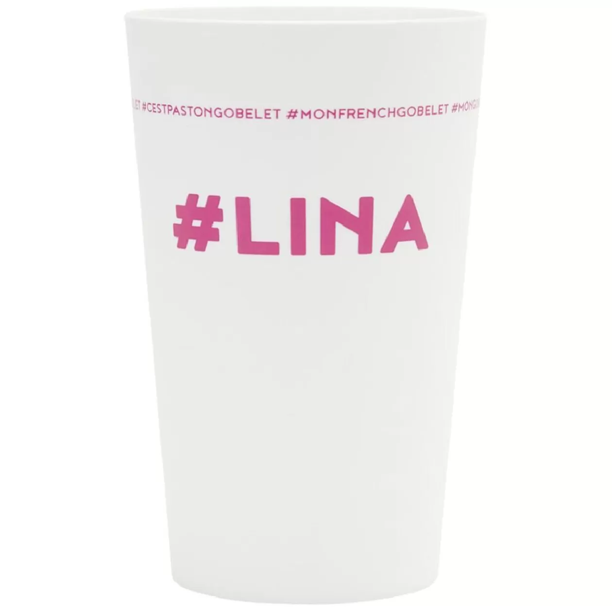 Gobelet plastique prénom #LINA 33cl>Gifi New