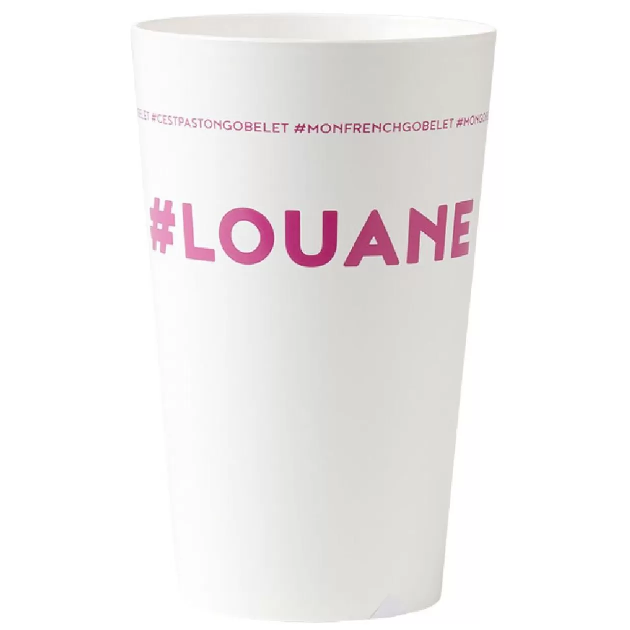 Gobelet plastique prénom #LOUANE 33cl>Gifi Cheap