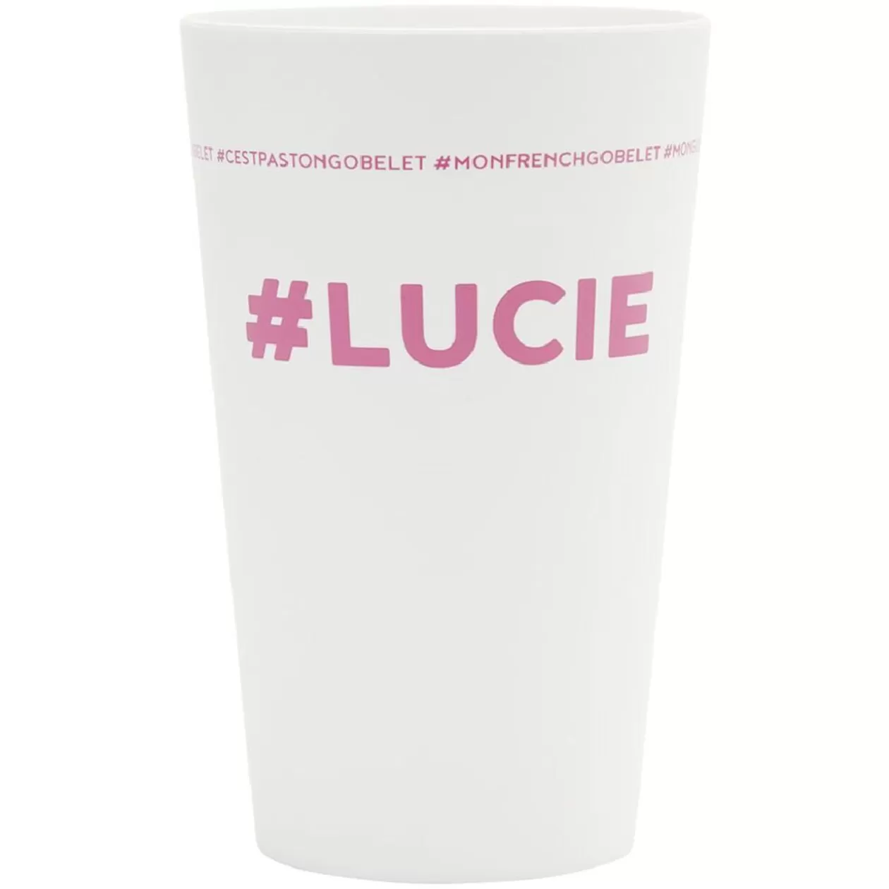Gobelet plastique prénom #LUCIE 33cl>Gifi Store