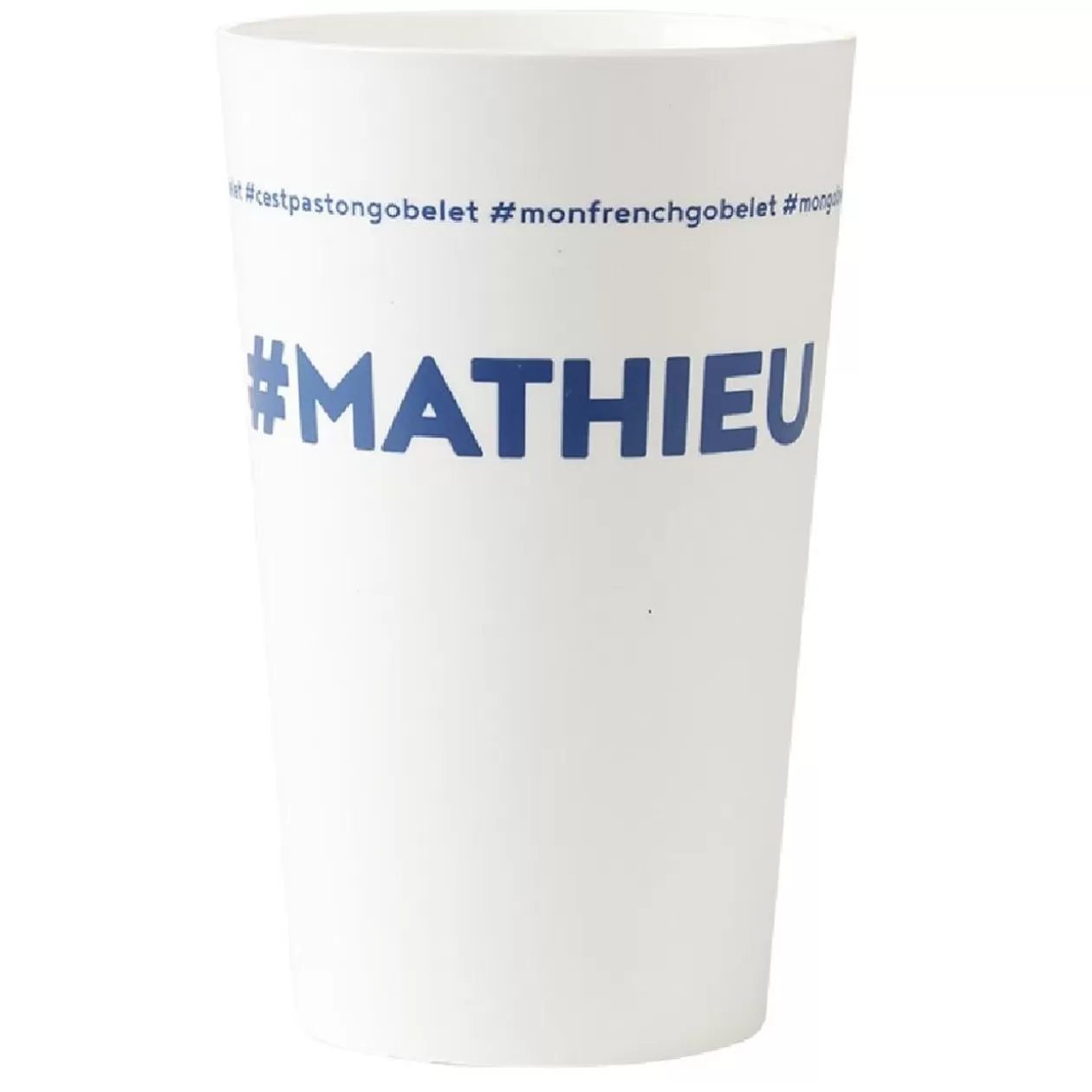 Gobelet plastique prénom #MATHIEU 33cl>Gifi Online