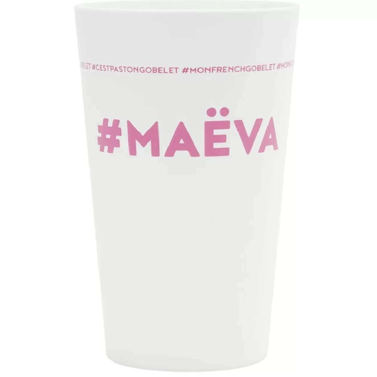 Gobelet plastique prénom #MAËVA 33cl>Gifi Outlet