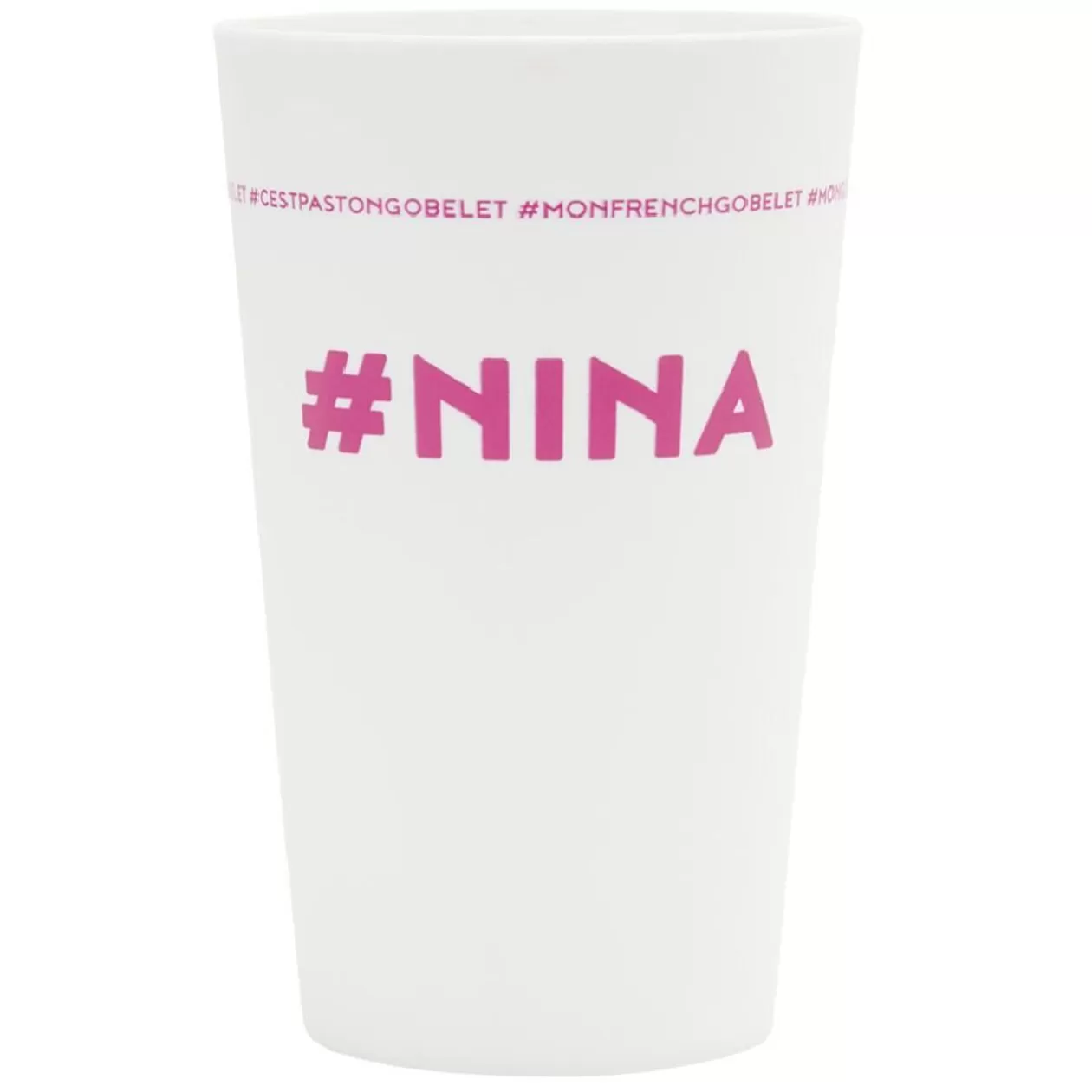 Gobelet plastique prénom #NINA 33cl>Gifi Best