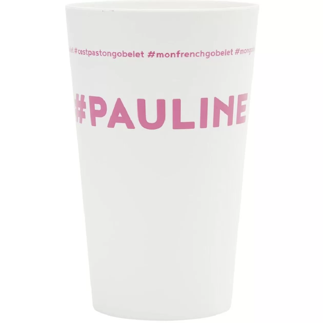 Gobelet plastique prénom #PAULINE 33cl>Gifi Store