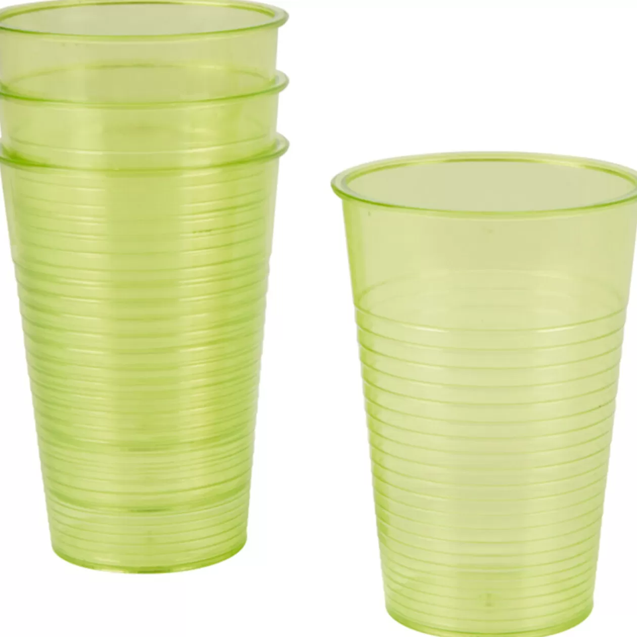 Gobelet plastique vert x4>Gifi Shop