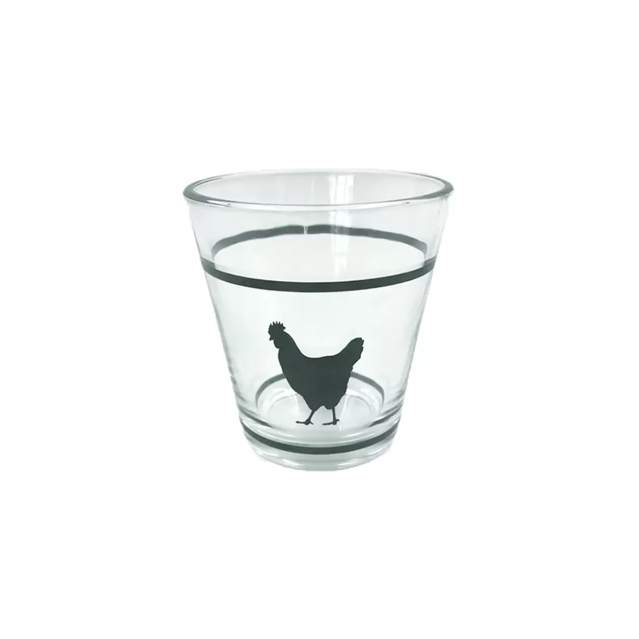 Gobelet verre motif poule 25cl - x3>Gifi Cheap