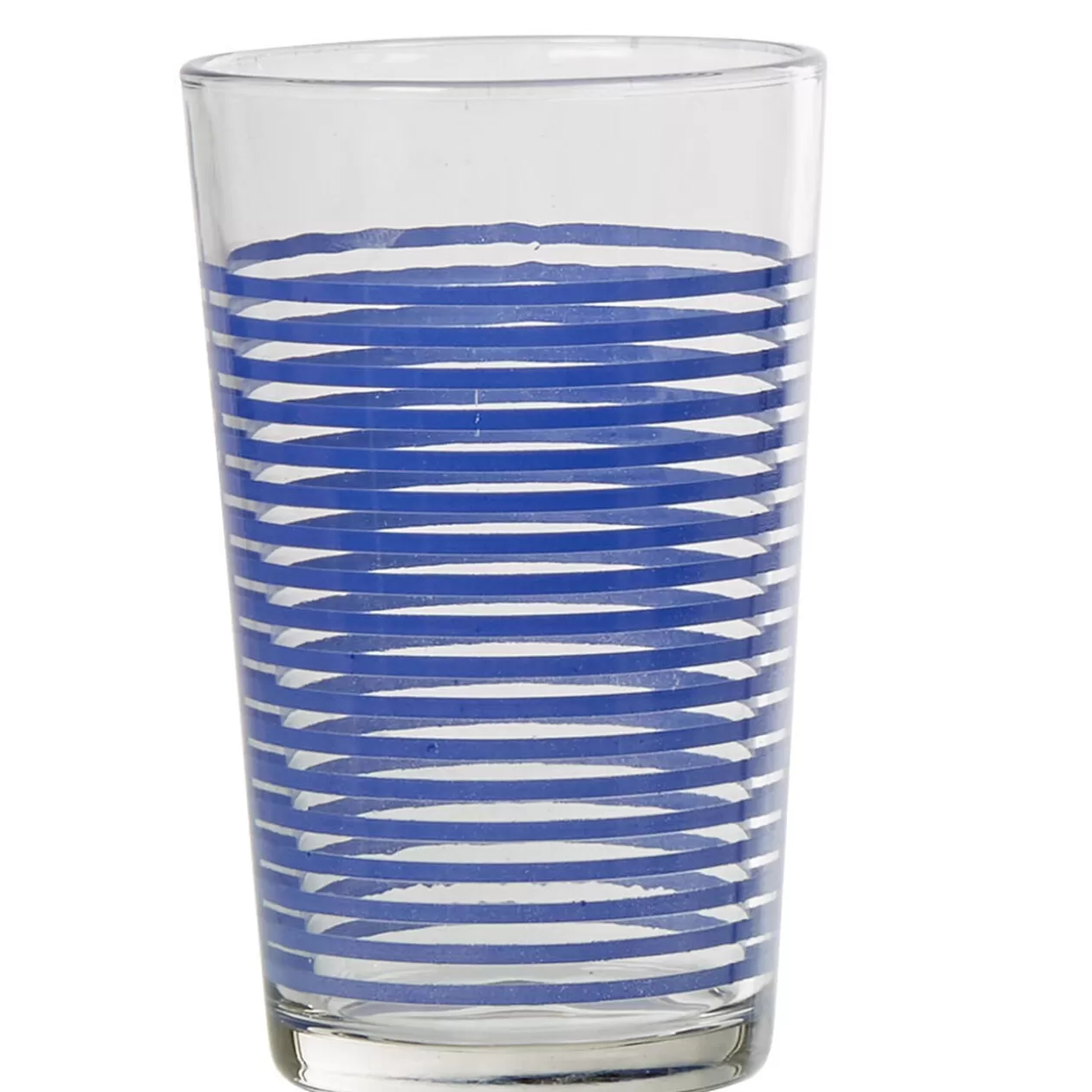 Gifi Gobelet verre rayé multicolore assorti x6< Vaisselle Et Accessoires De Table