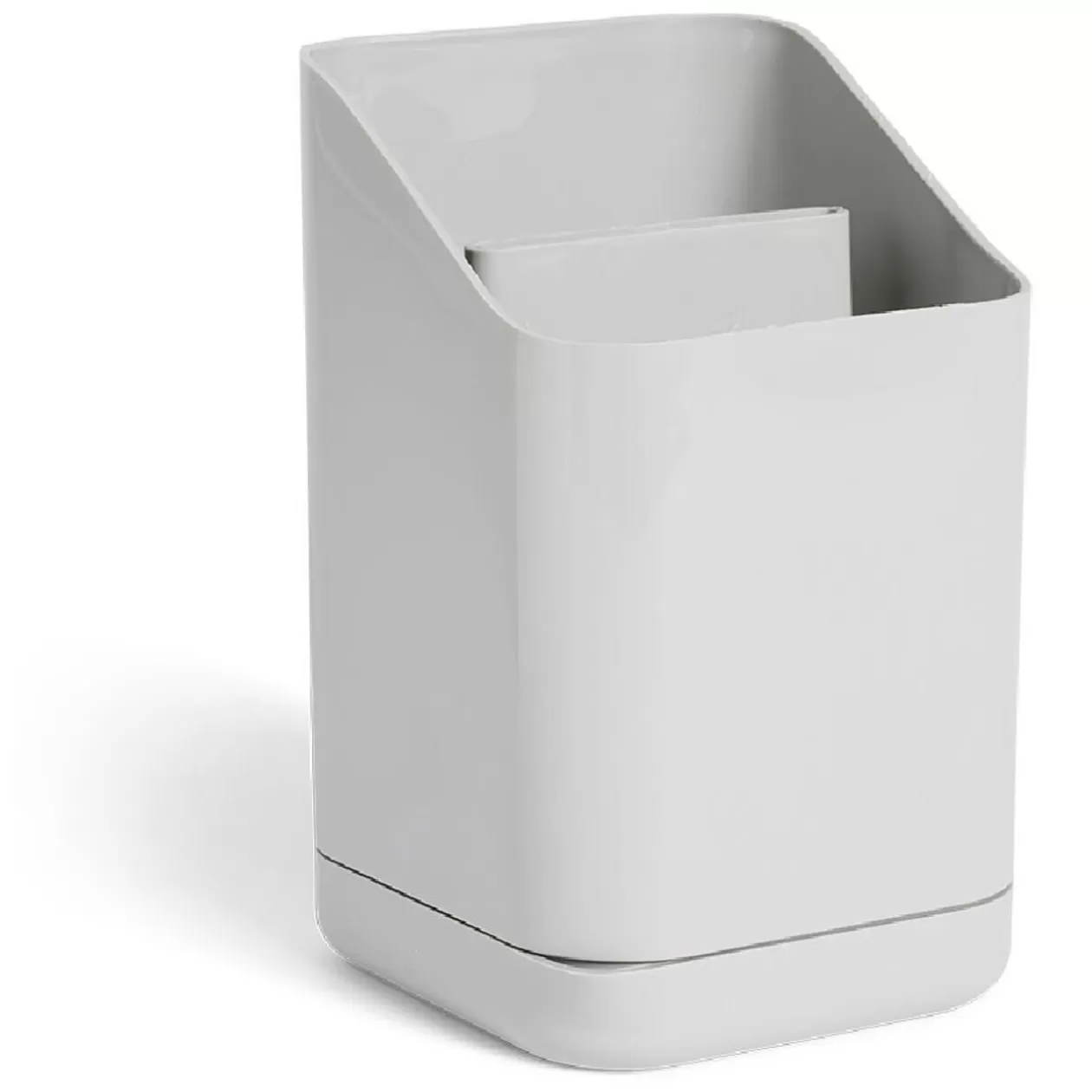 Gifi Égoutoir à couverts et ustensiles plastique gris - 11x11xH17cm< Rangement De Cuisine
