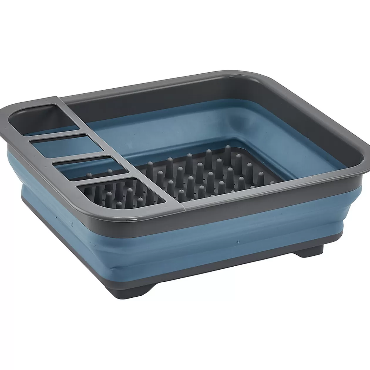Gifi Égouttoir rétractable gris et bleu< Rangement De Cuisine