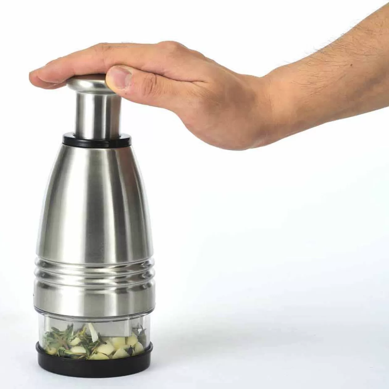 Gifi Hachoir manuel inox acrylique< Petit Électroménager