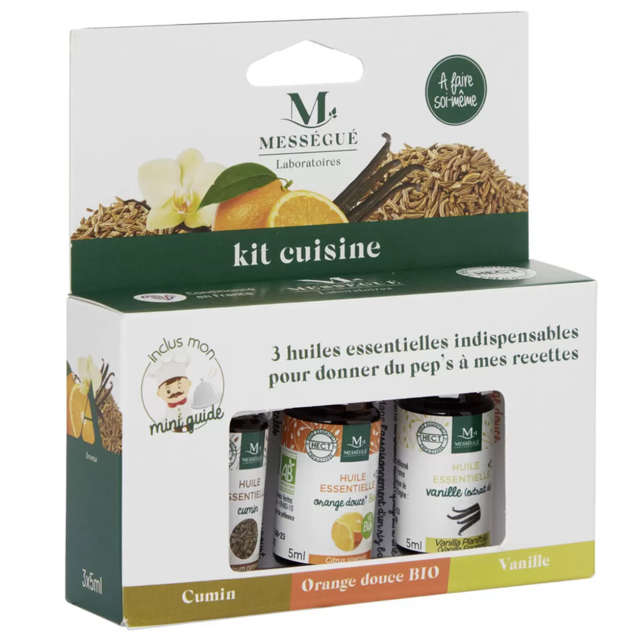 Gifi Huile essentielle découverte Aroma Cuisine x3< Préparation Culinaire