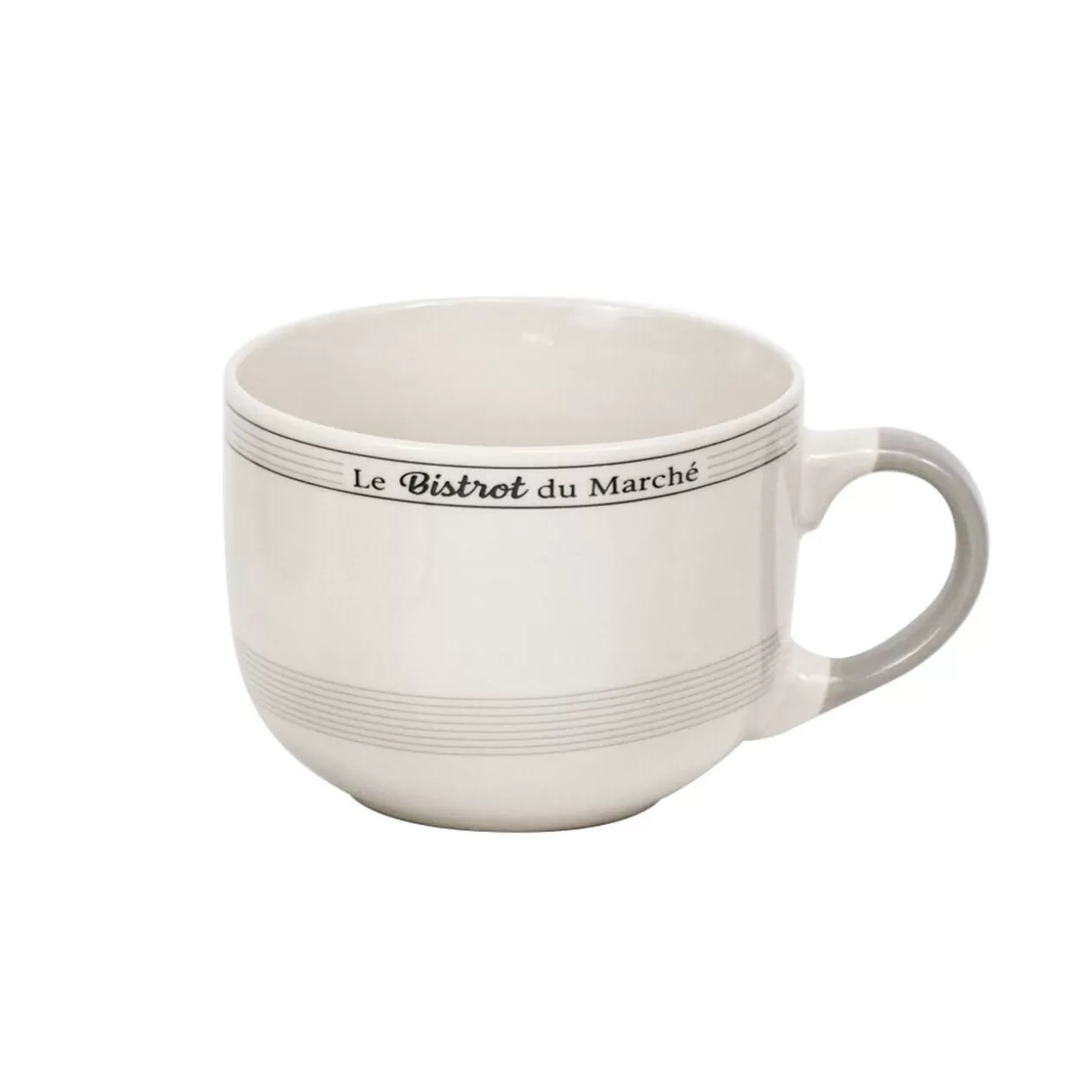 Jumbo en porcelaine design Bistrot du Marché 47 cl>Gifi Outlet