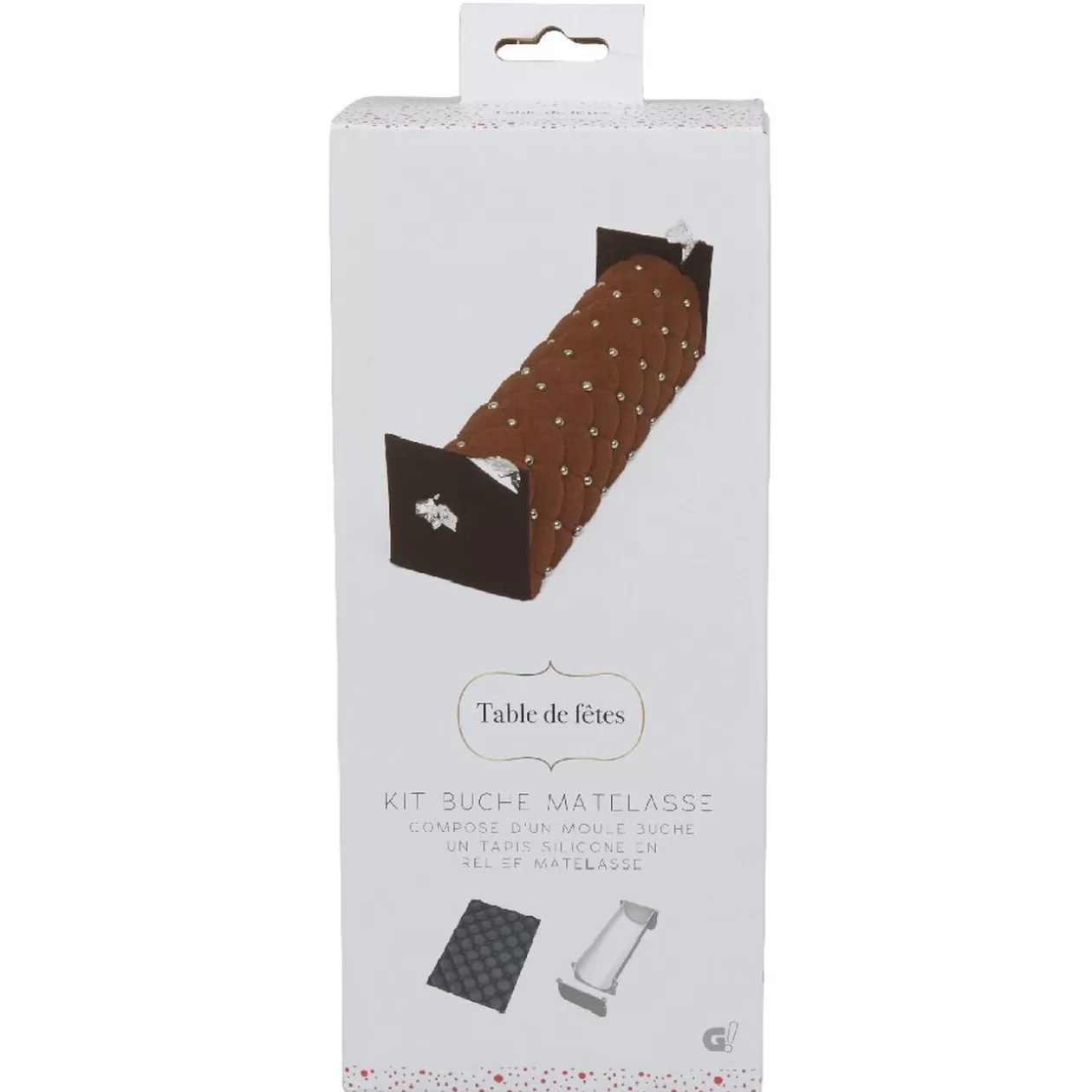 Gifi Kit bûche de Noël effet matelassé< Cuisson
