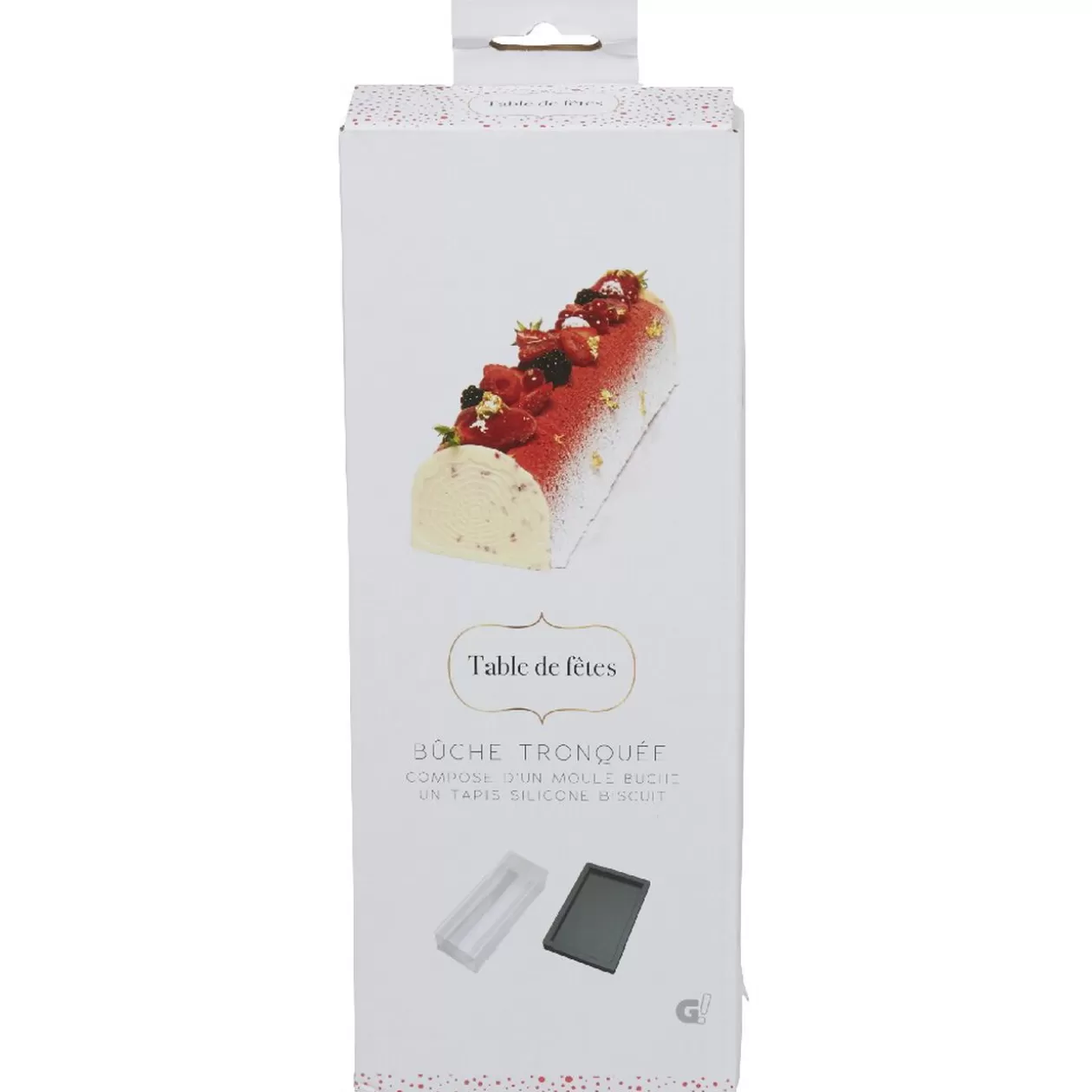 Gifi Kit bûche de Noël fond tronqué< Cuisson