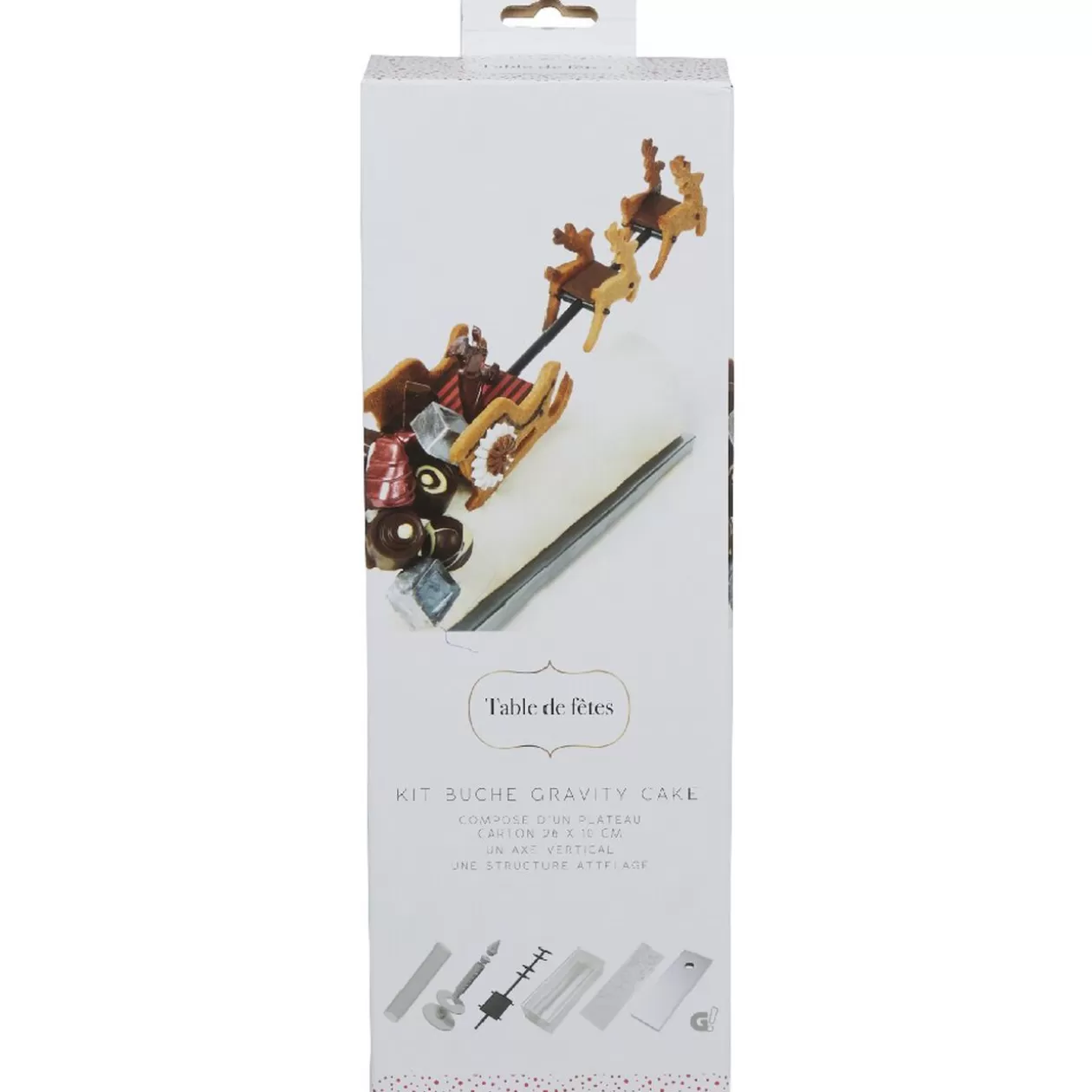 Gifi Kit bûche de Noël forme traîneau en vol< Cuisson