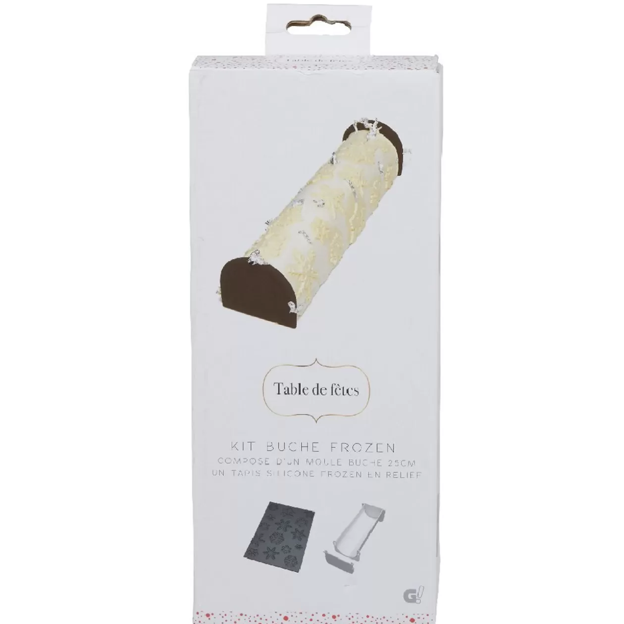 Gifi Kit bûche de Noël givrée< Cuisson