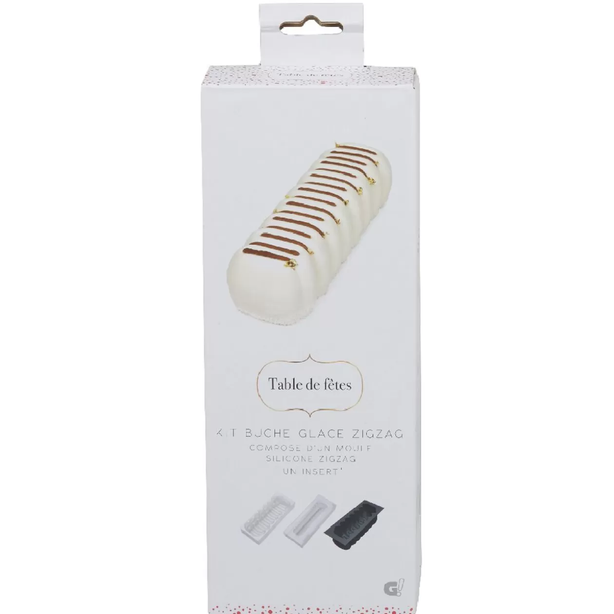 Gifi Kit bûche de Noël glacée à zigzag< Cuisson