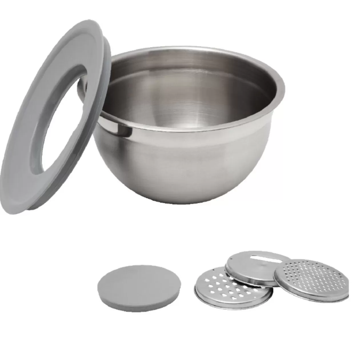 Gifi Kit bol mixeur avec accessoires de découpe inox< Préparation Culinaire