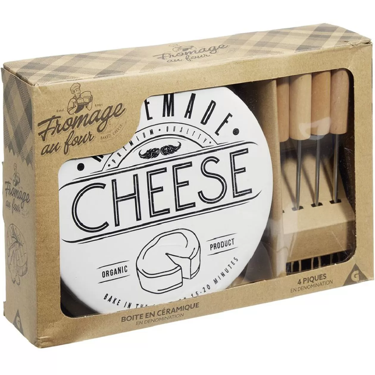 Gifi Kit de cuisson fromage au four< Conservation Alimentaire