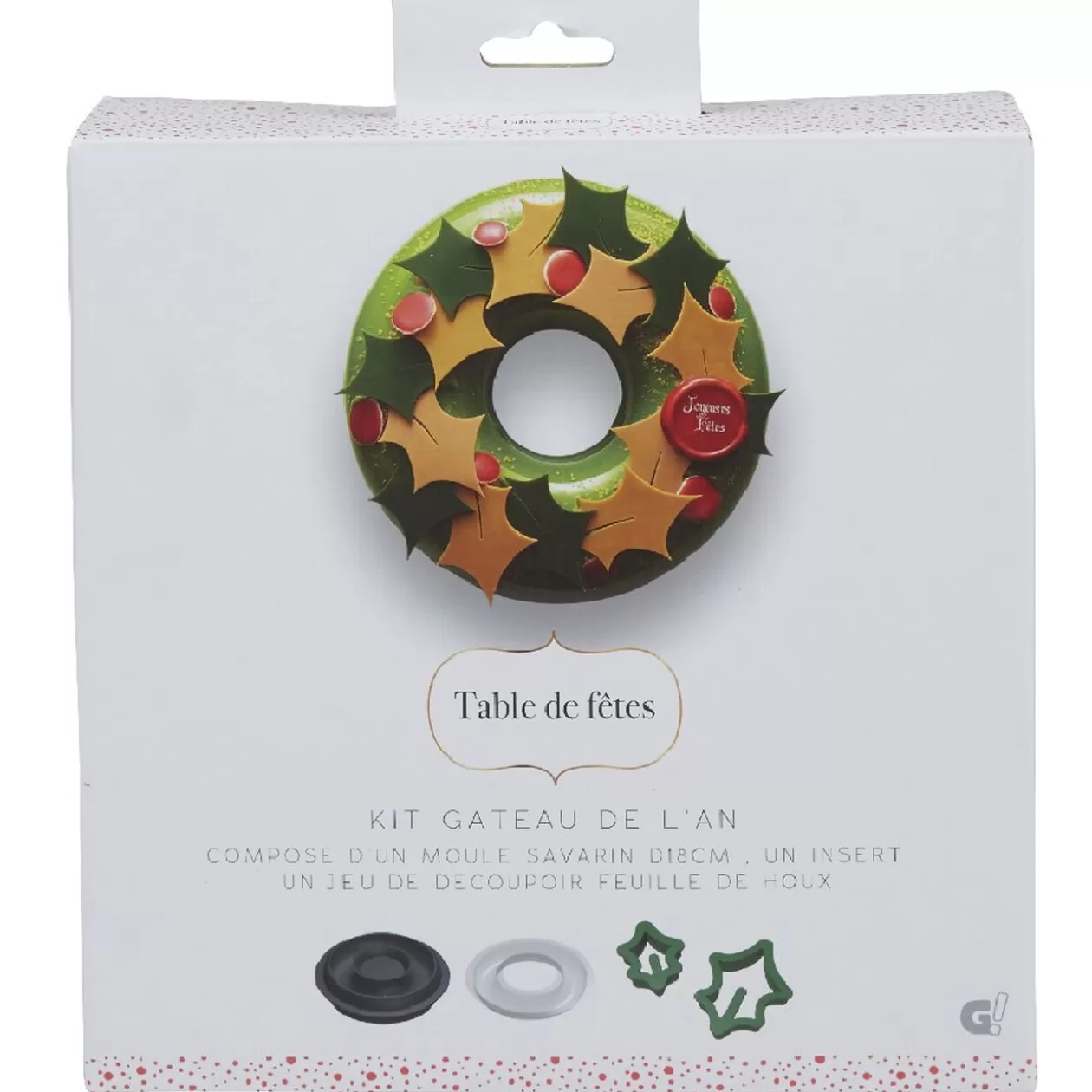 Gifi Kit gâteau couronne du nouvel an< Cuisson