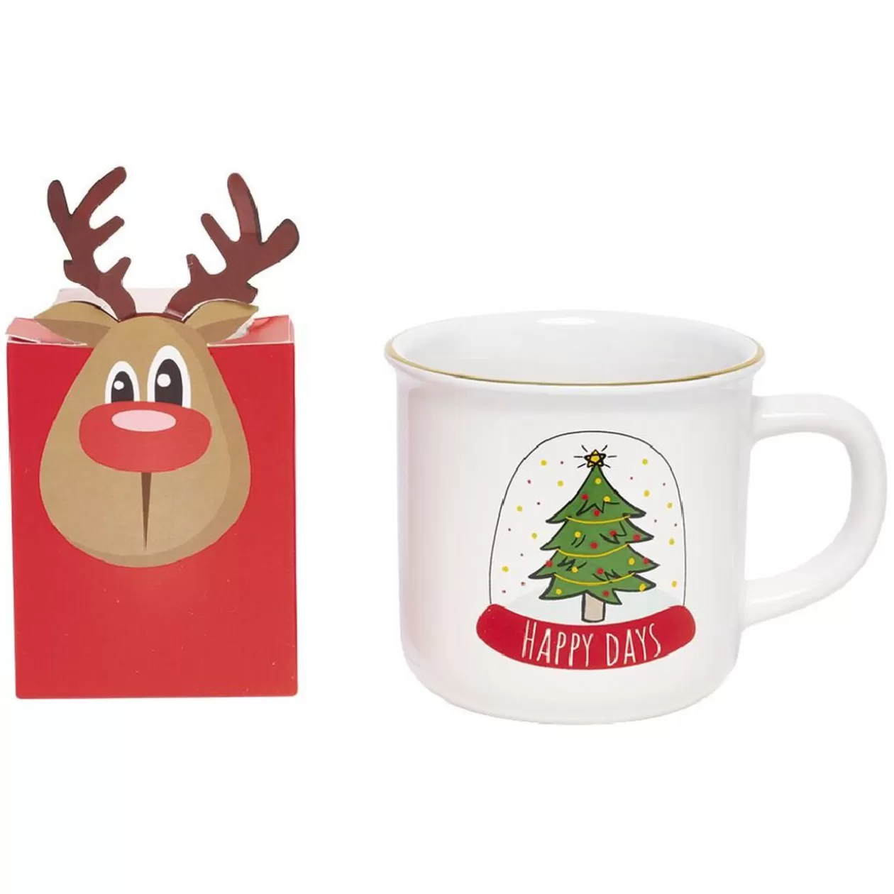 Gifi Kit mug de Noël préparation chocolat chaud< Préparation Culinaire