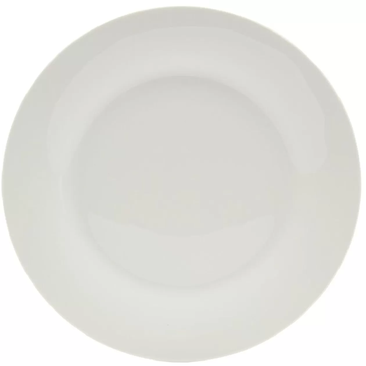 Lot de 10 assiettes rondes plates céramique uni blanc>Gifi Cheap