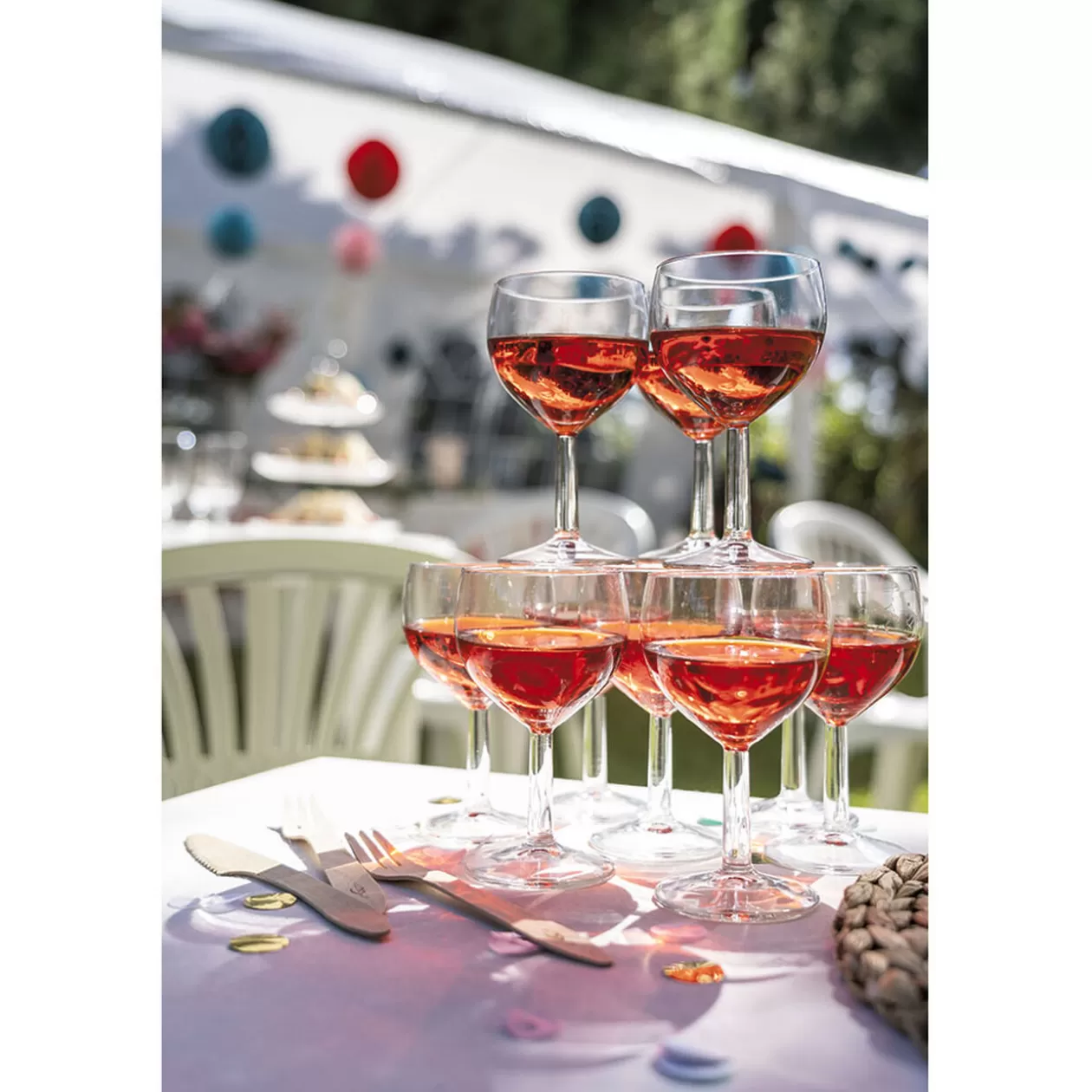 Lot de 10 verres à ballon transparents 19cl>Gifi Clearance