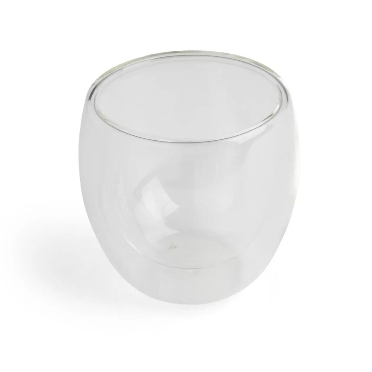 Gifi Lot de 2 tasses double paroi verre transparent 250ml< Vaisselle Et Accessoires De Table