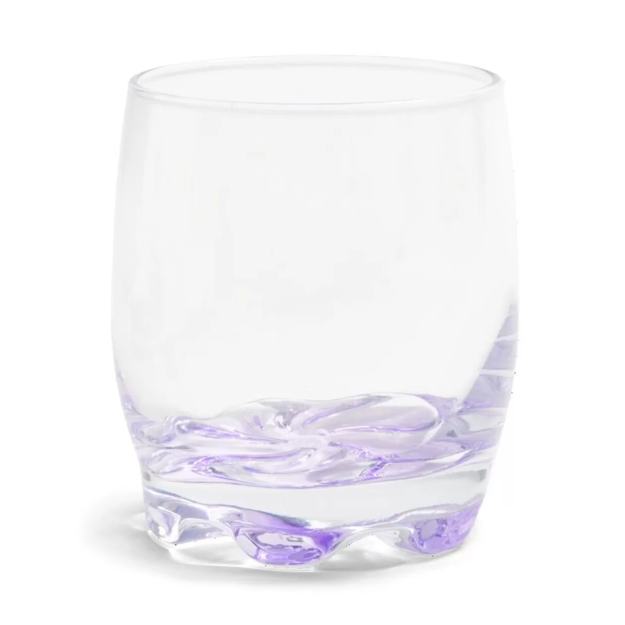 Lot de 3 verres 29cl en verre transparent fond coloré rose/violet/orange>Gifi Fashion
