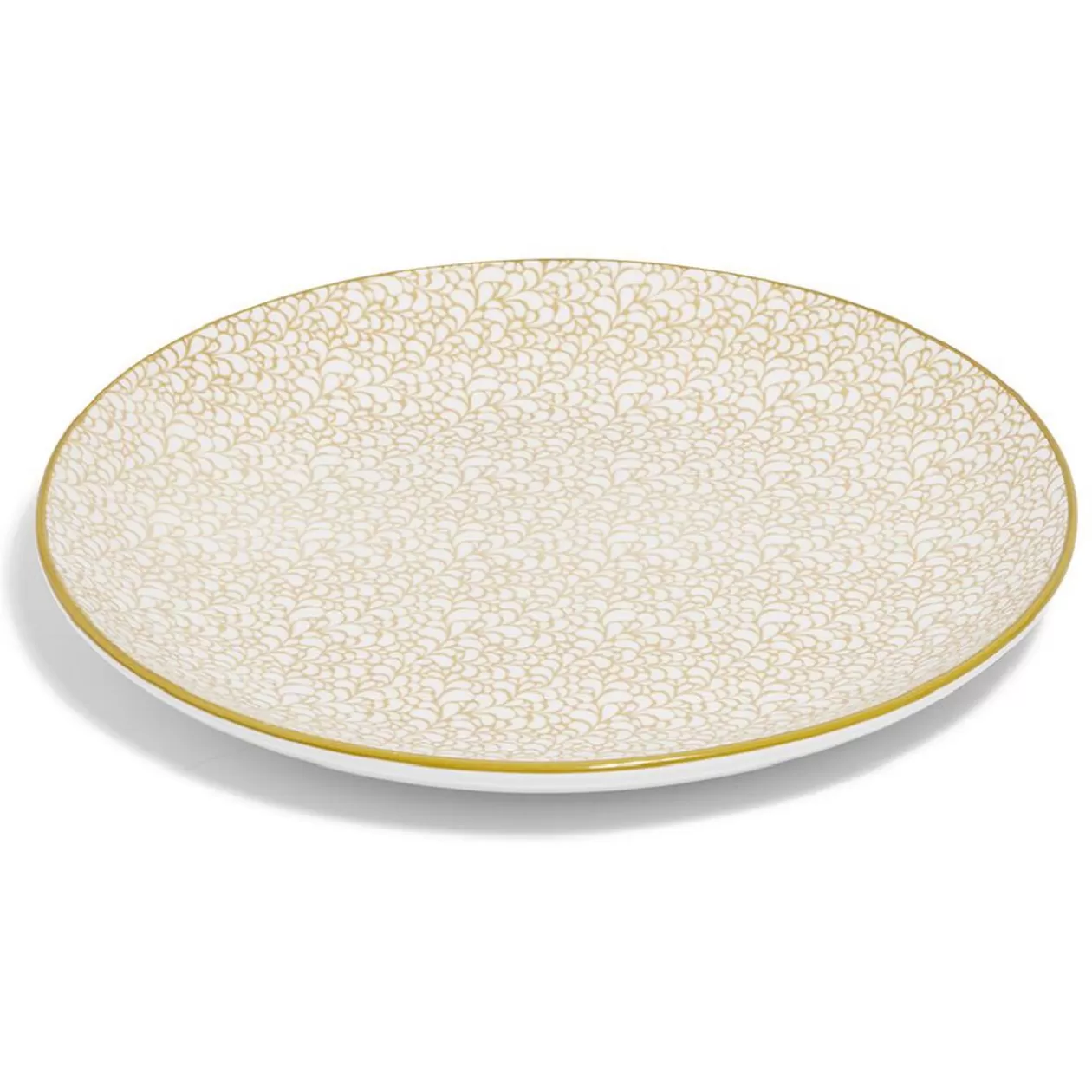 Lot de 4 assiettes plates rondes porcelaine Ø24 cm>Gifi Clearance