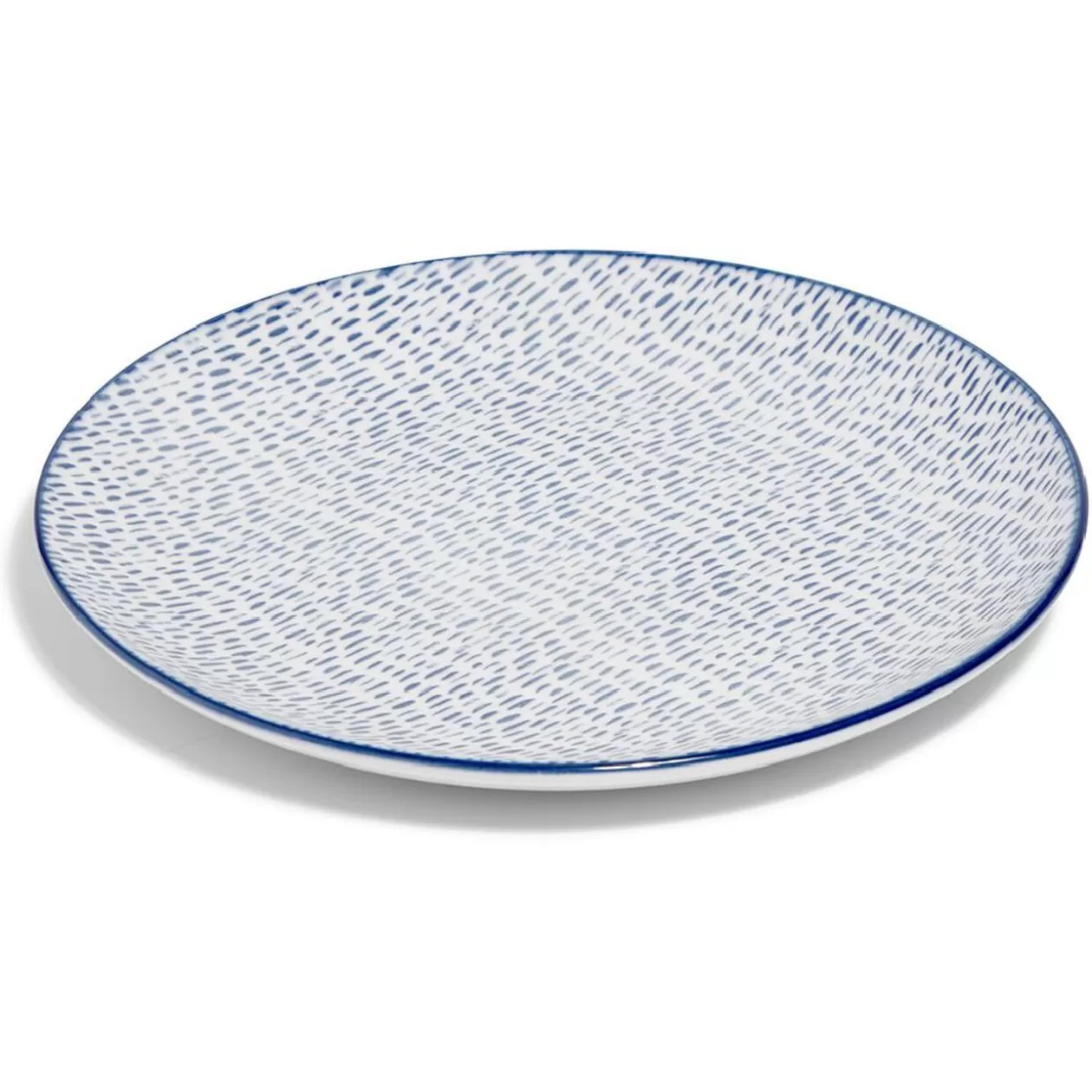 Lot de 4 assiettes plates rondes porcelaine Ø24 cm>Gifi Clearance