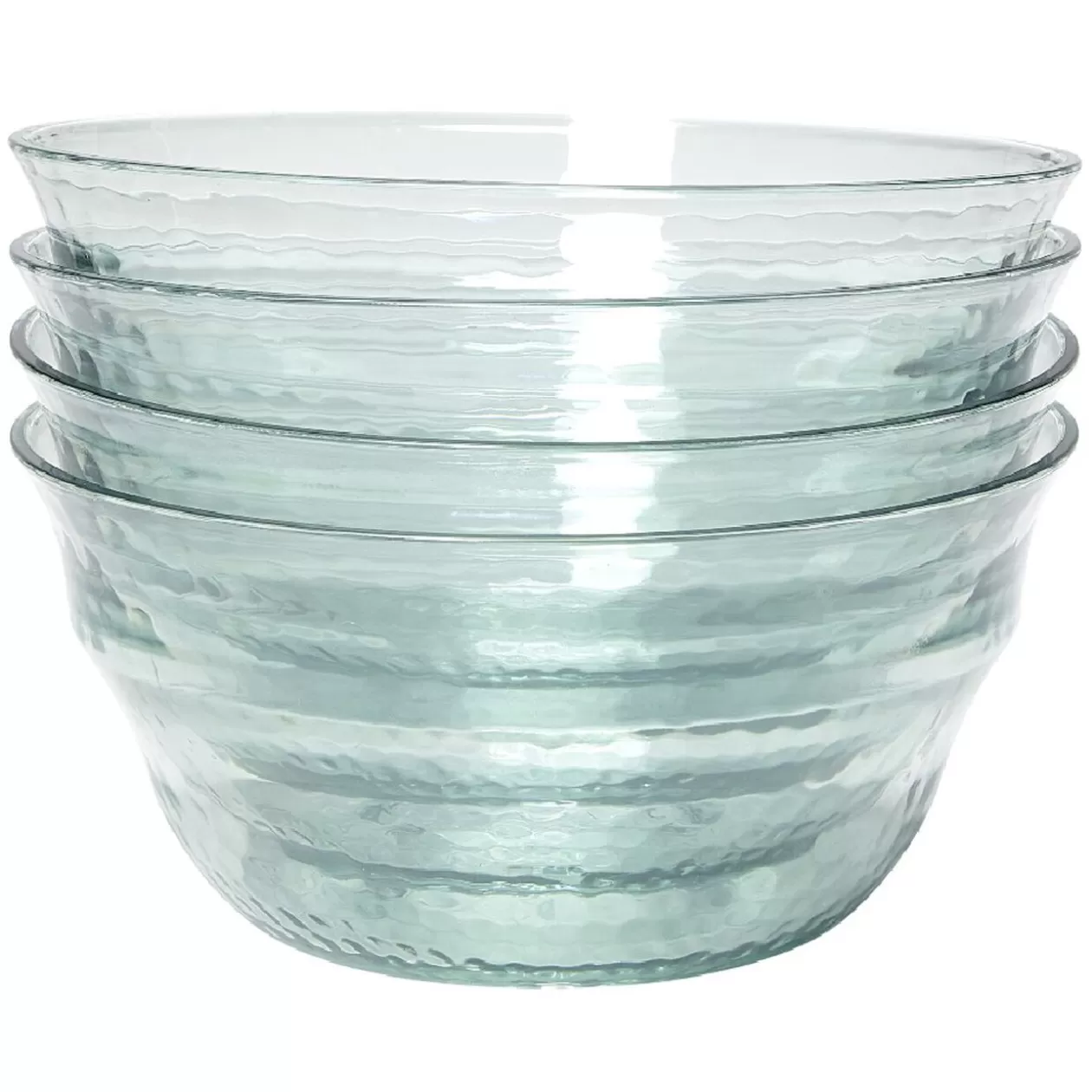 Lot de 4 coupelles en plastique effet martelé>Gifi Discount
