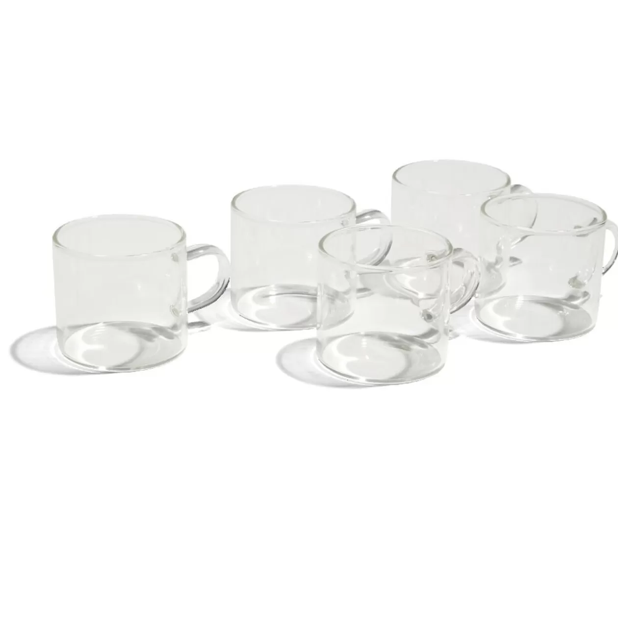 Lot de 4 tasses en verre transparent 10cl>Gifi Clearance