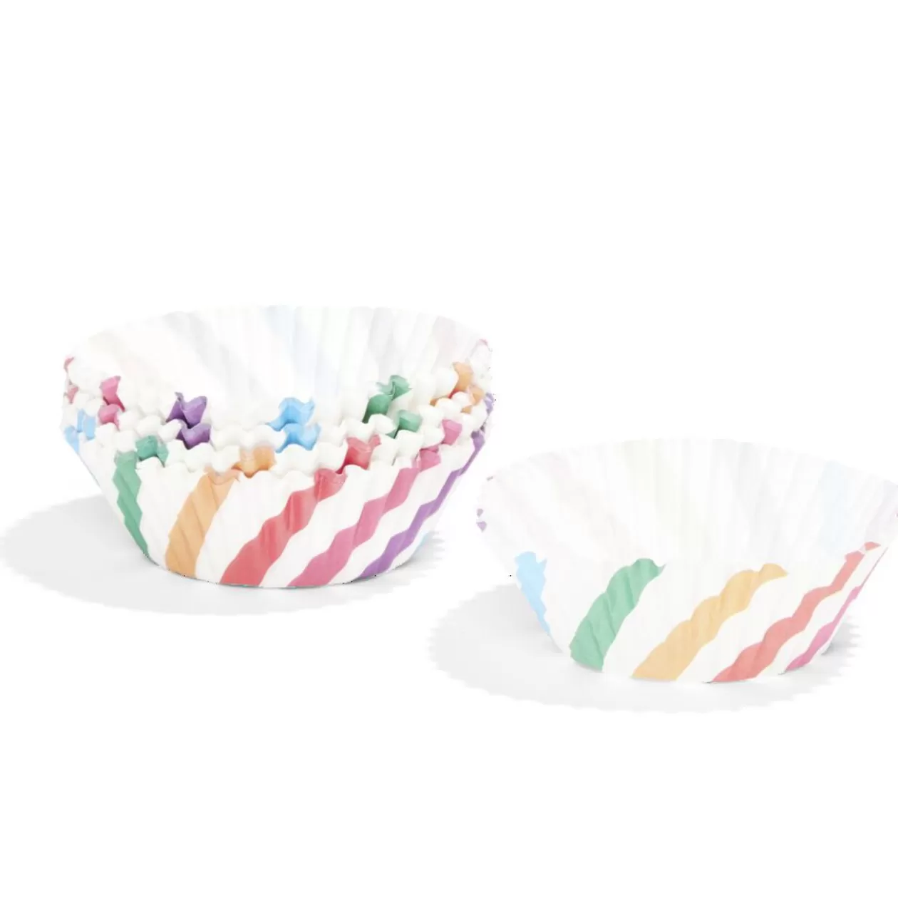 Gifi Lot de 80 moules à cake en papier sulfurisé Ø7cm< Cuisson