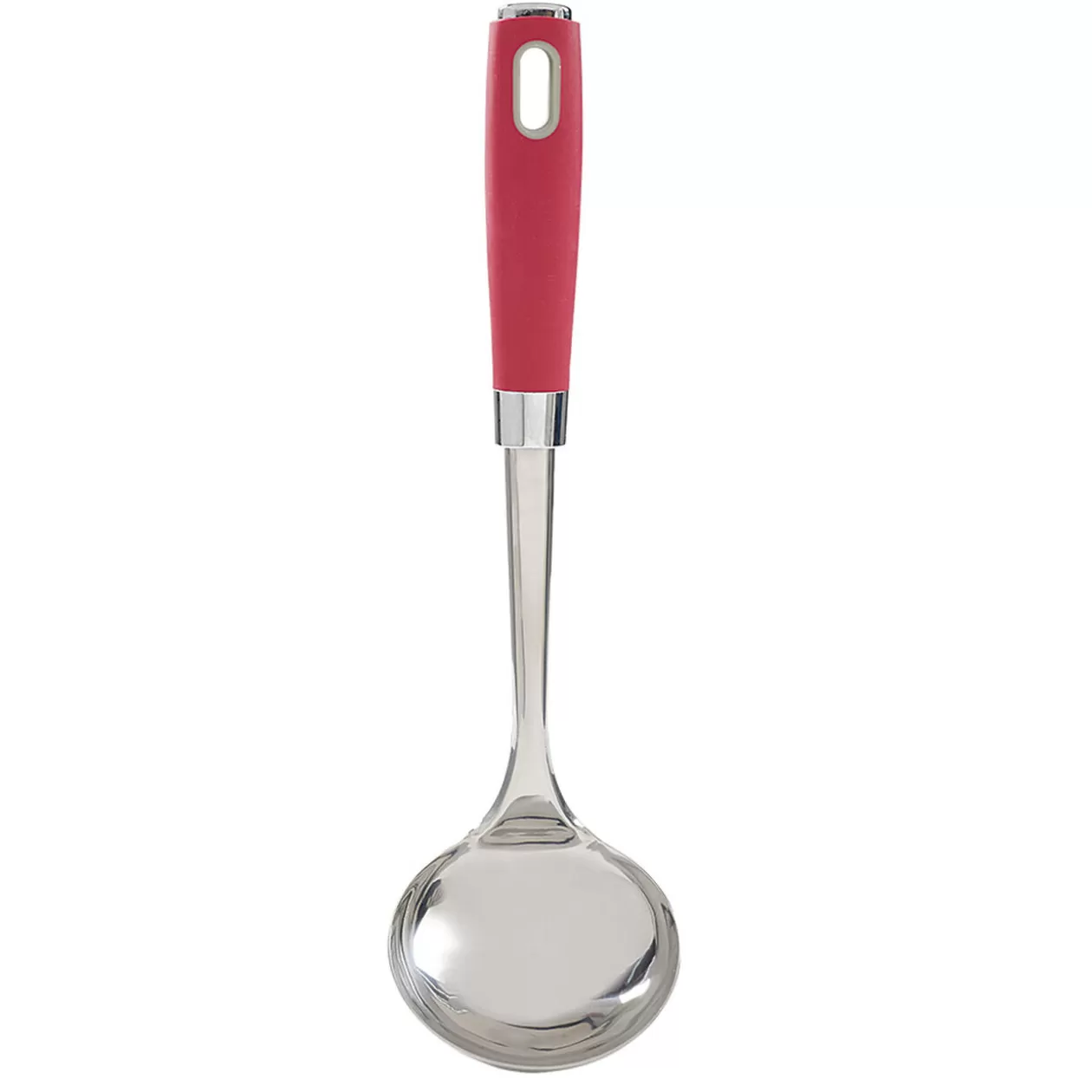 Gifi Louche en inox manche en polypropylène rouge< Préparation Culinaire