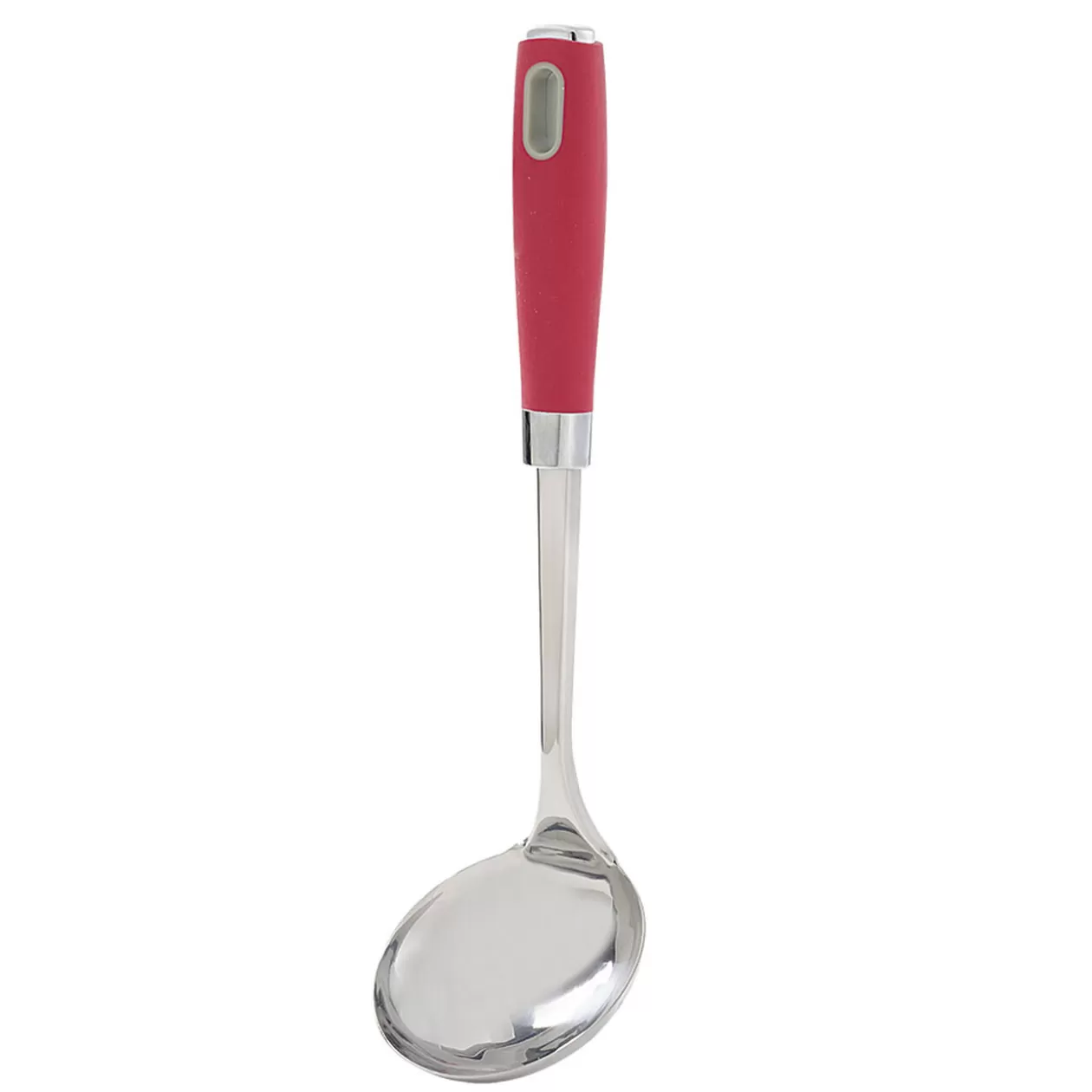 Gifi Louche en inox manche en polypropylène rouge< Préparation Culinaire