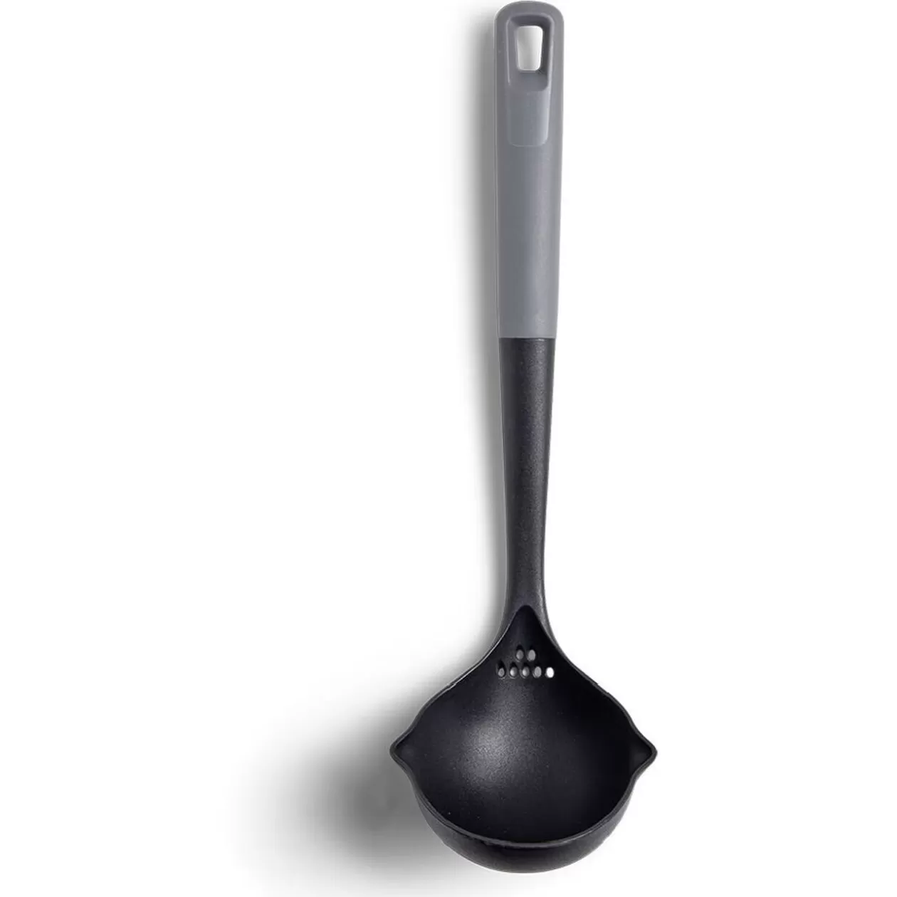 Gifi Louche en plastique noir et gris L.33,5cm< Préparation Culinaire