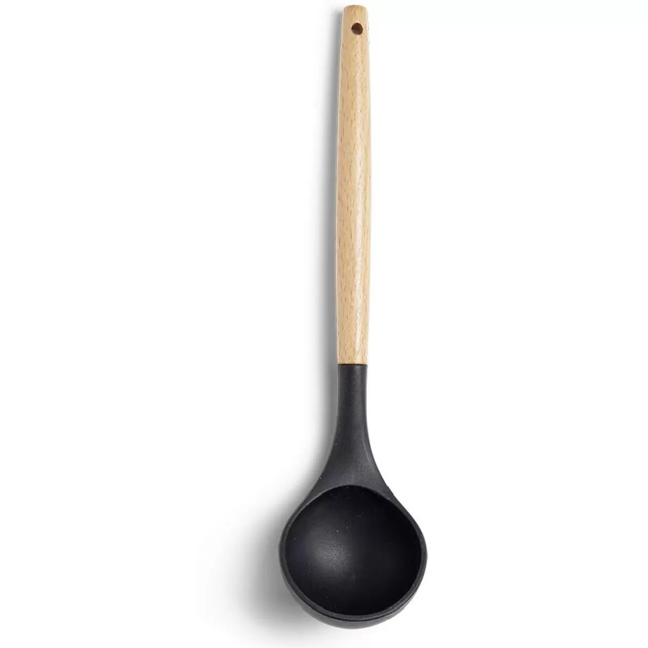 Gifi Louche en silicone avec manche en bois L.31,5cm< Préparation Culinaire