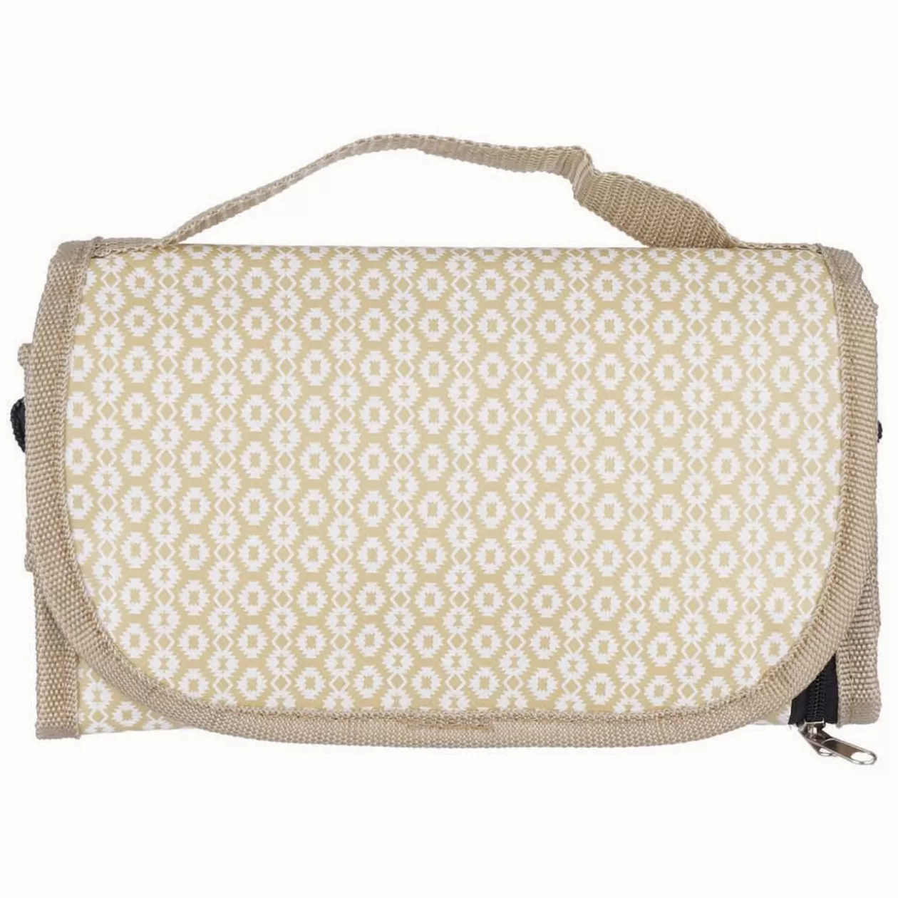 Gifi Lunch bag réfrigérant blanc écru motif macramé 2,3 L< Conservation Alimentaire