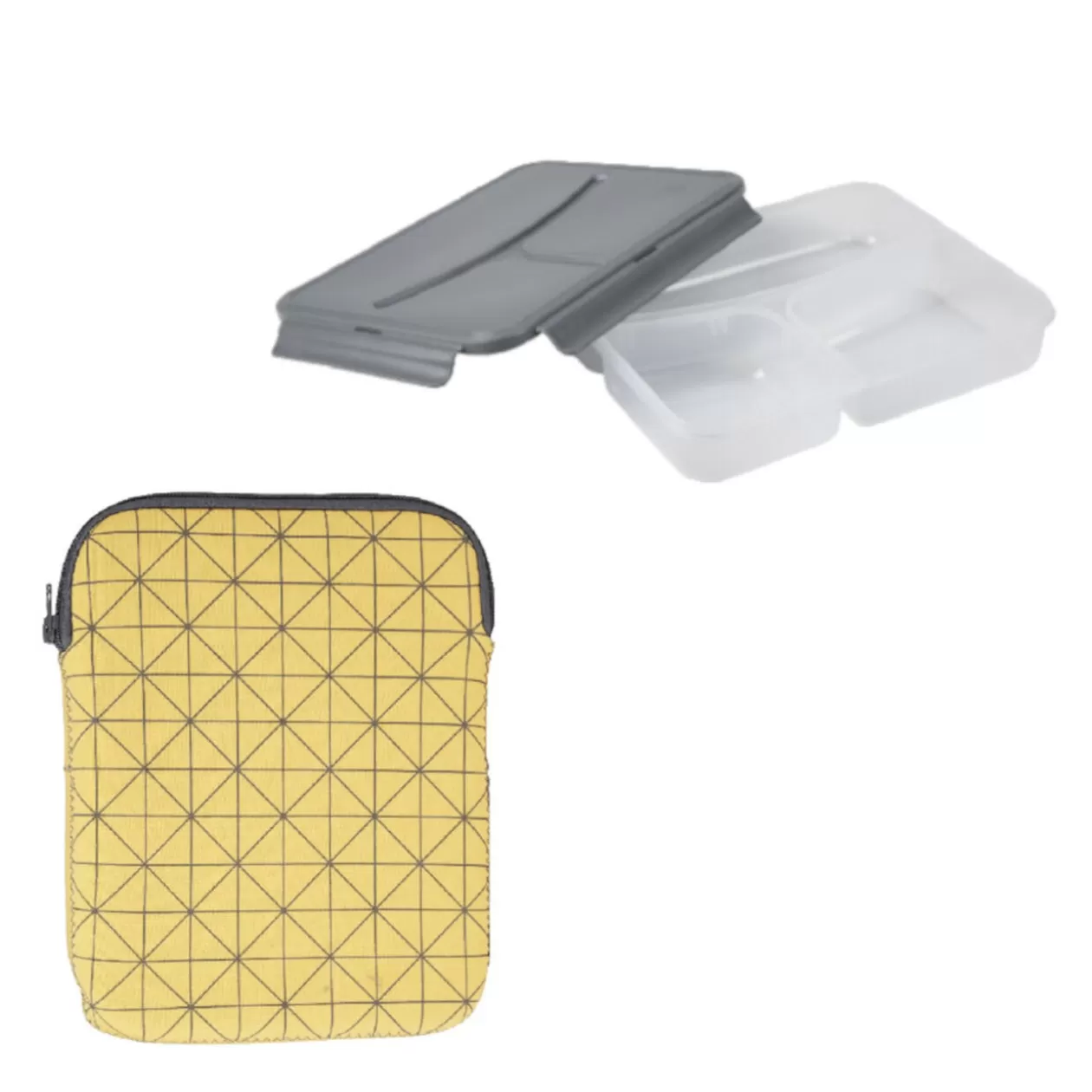 Lunch Box compartimentée avec sacoche de protection>Gifi Store